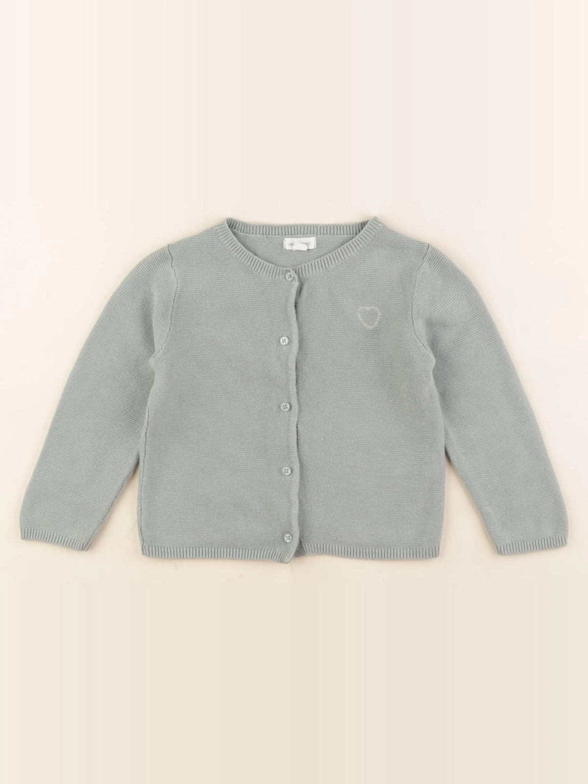 Vertbaudet - gilet or, vert - 18 mois