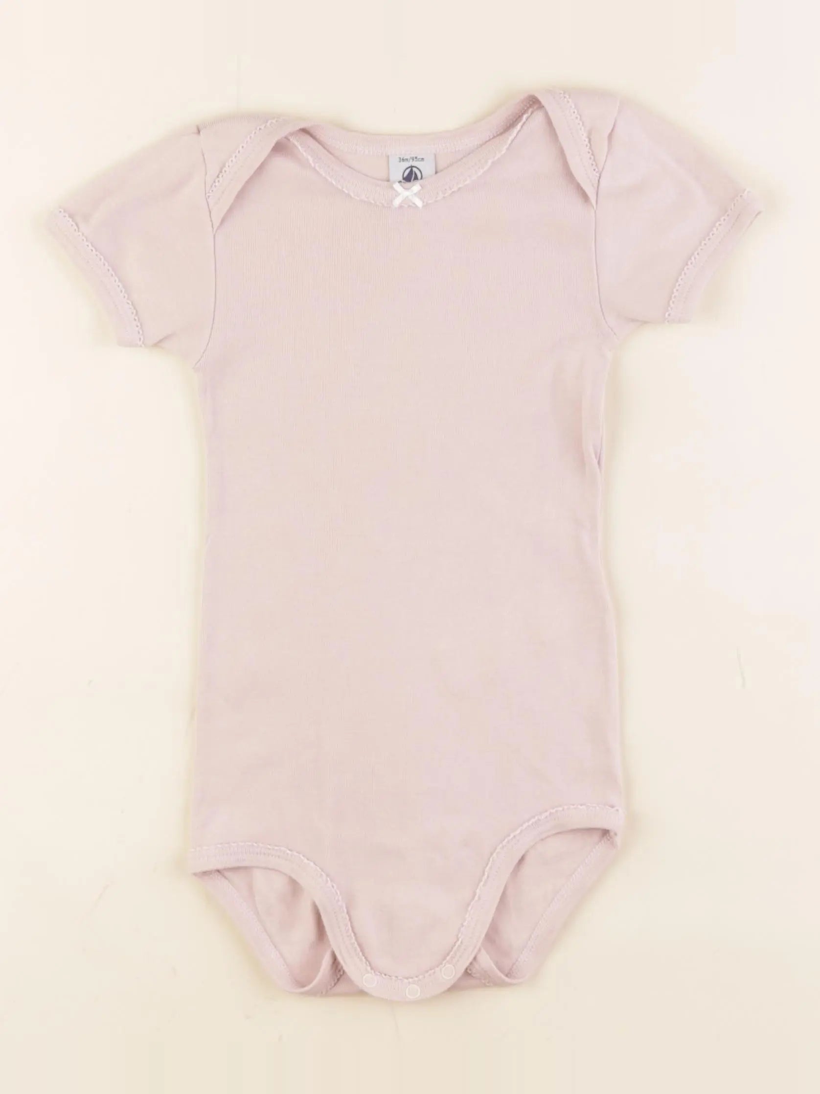 Petit Bateau - body rose - 36 mois