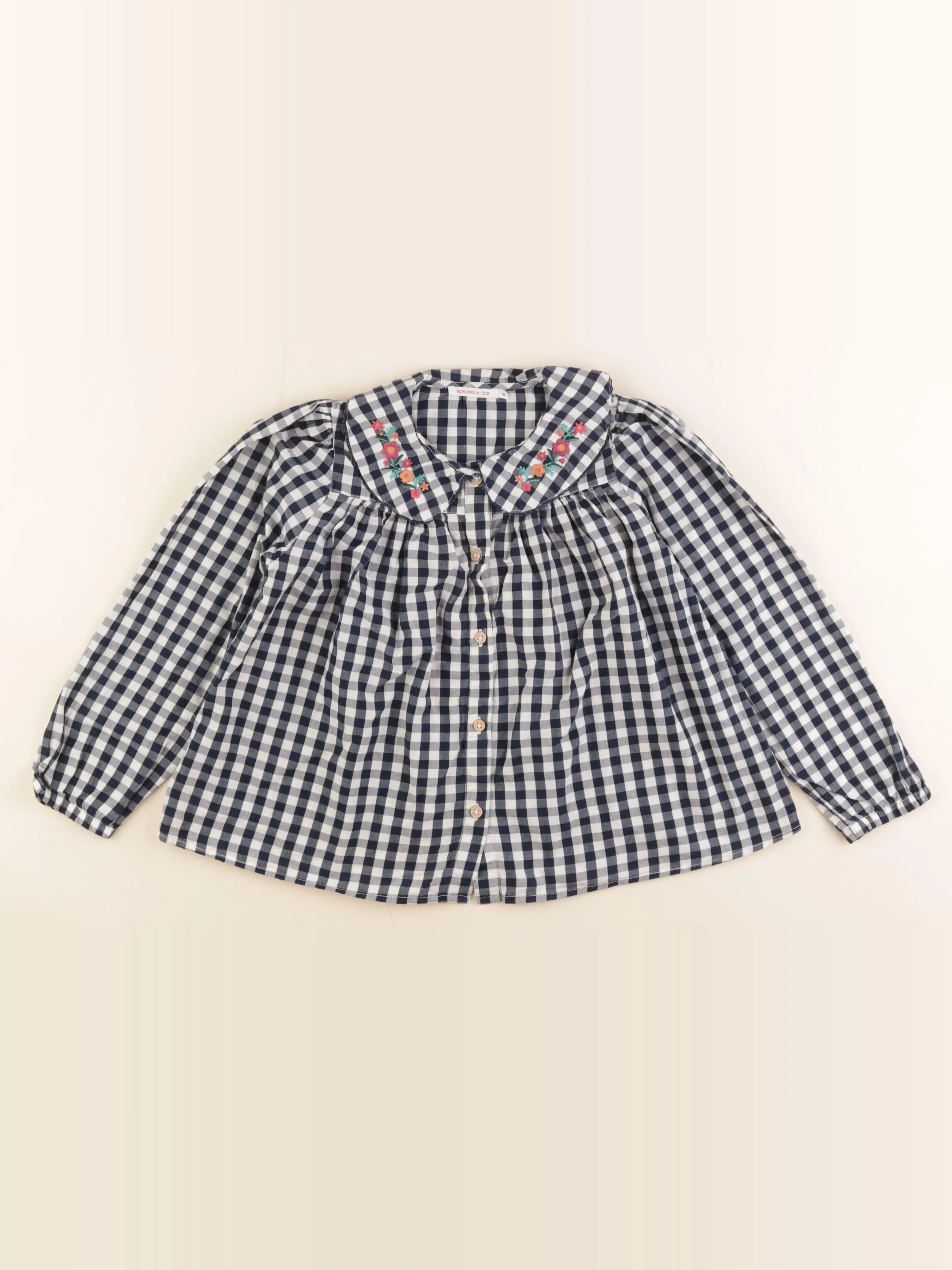 Monoprix - blouse noir - 8 ans