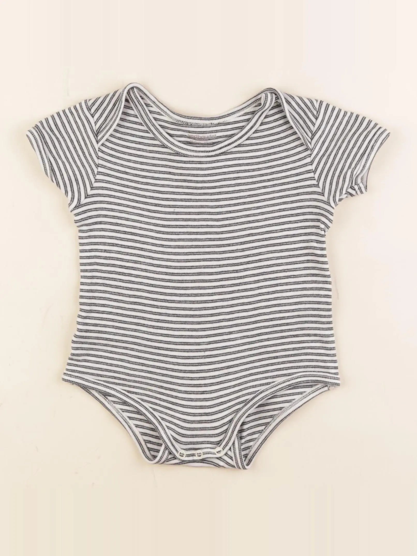 Vertbaudet - body blanc, bleu - 36 mois