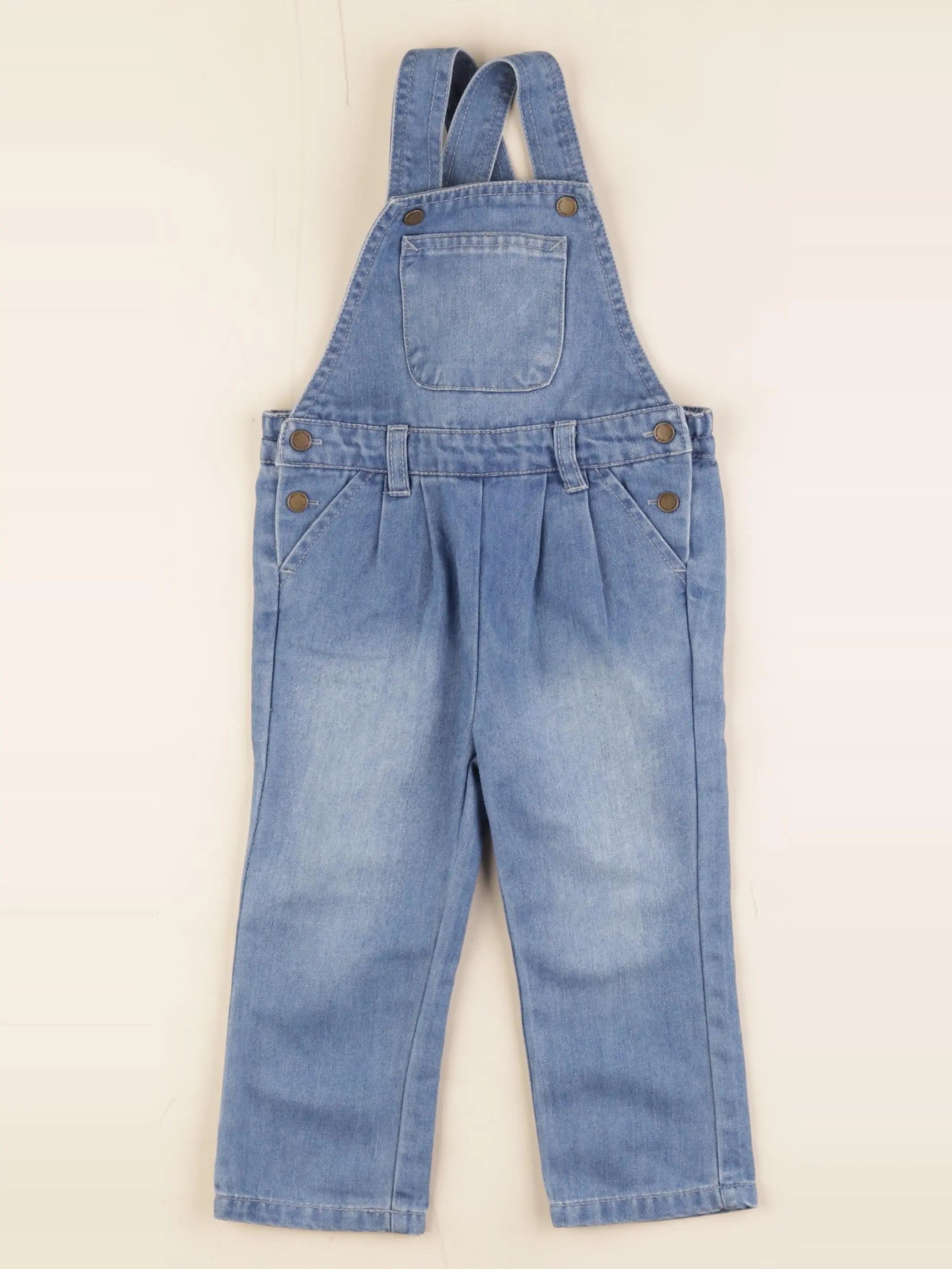 Vertbaudet - salopette bleu - 2 ans