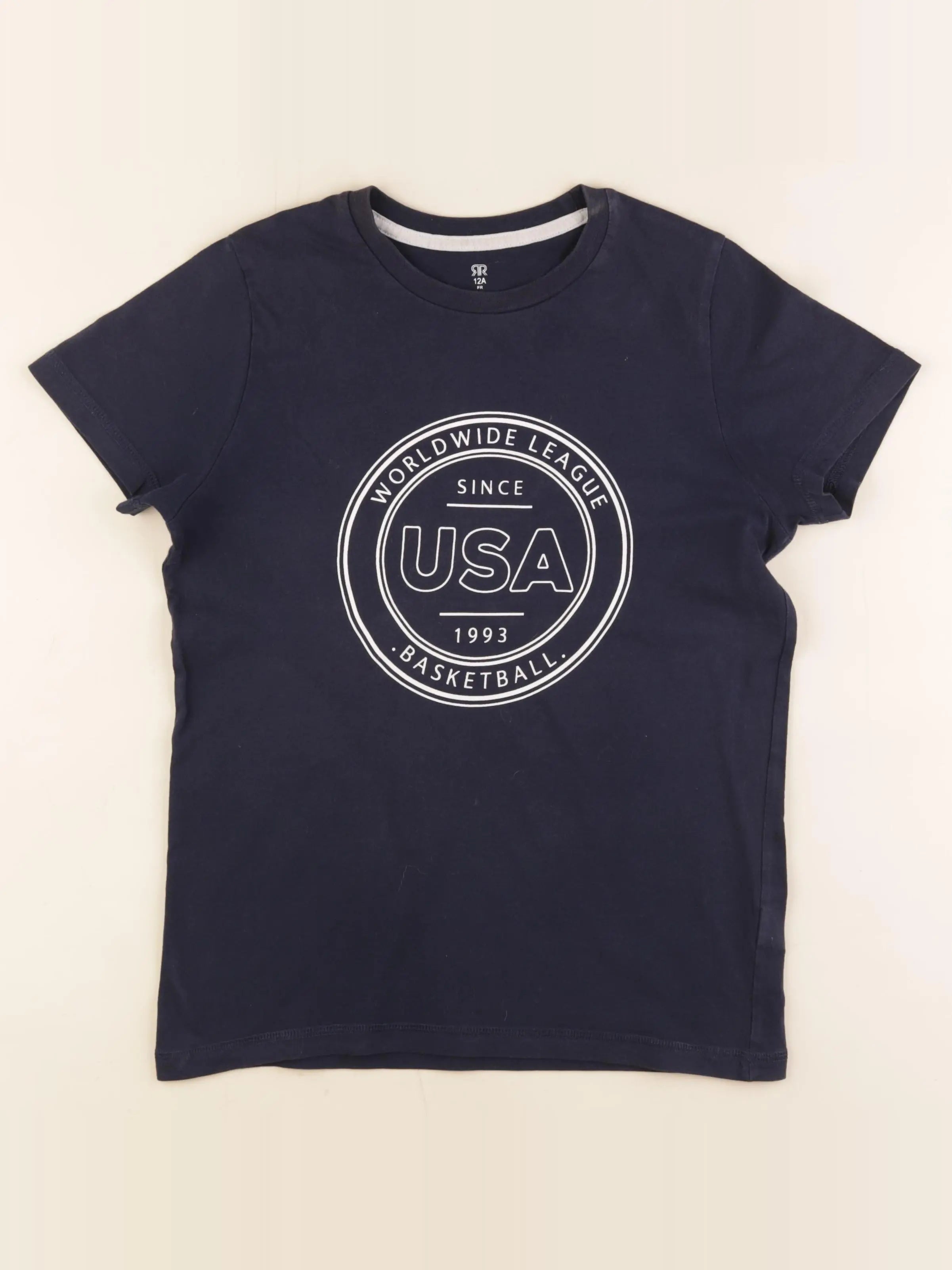 La Redoute - tee-shirt bleu - 12 ans