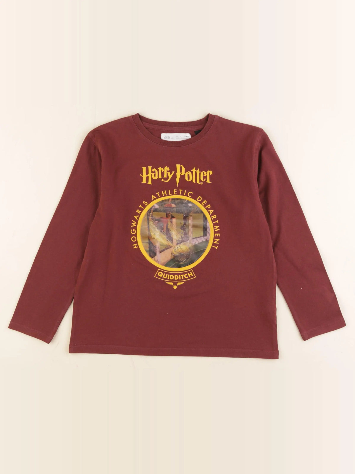 Zara - tee-shirt rouge - 7 ans