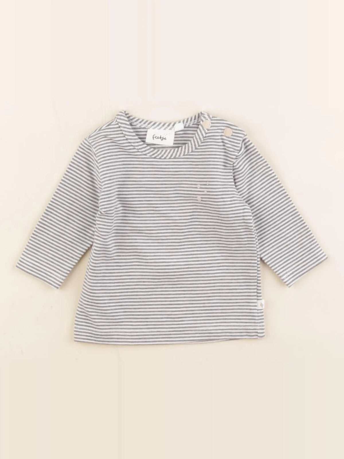 Feetje - tee-shirt gris - 1 mois