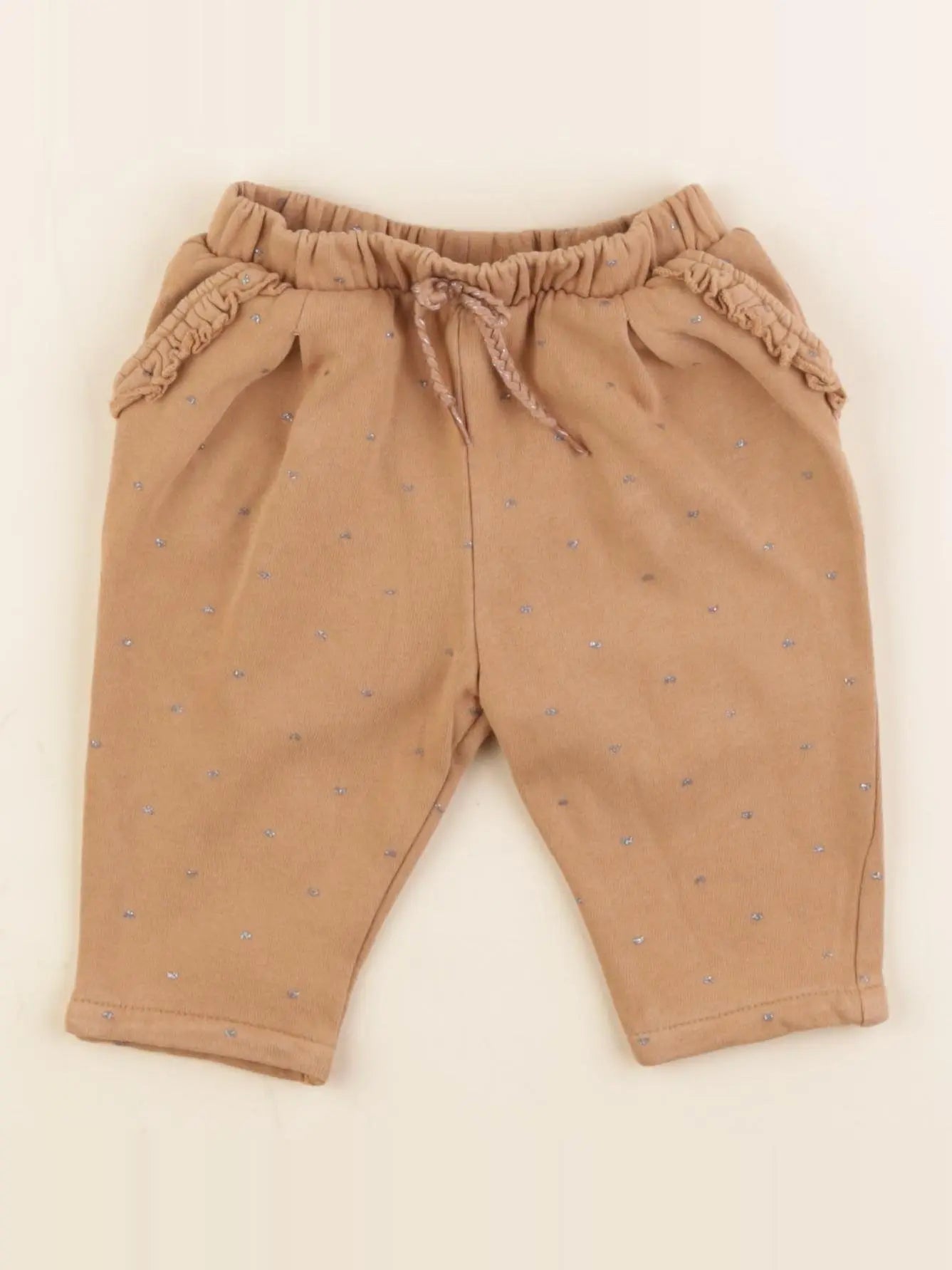 Vertbaudet - pantalon marron - 6 mois