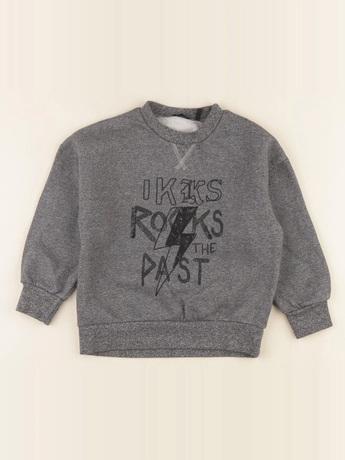IKKS - sweat gris - 4 ans