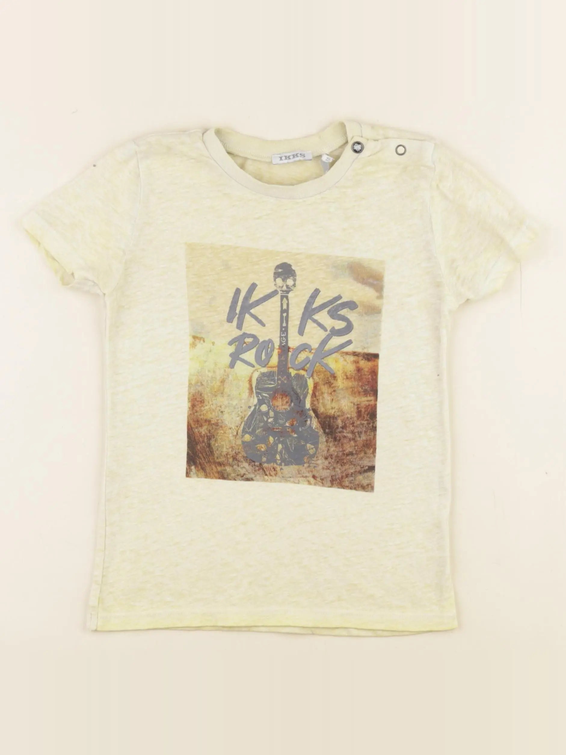 IKKS - tee-shirt jaune - 3 ans
