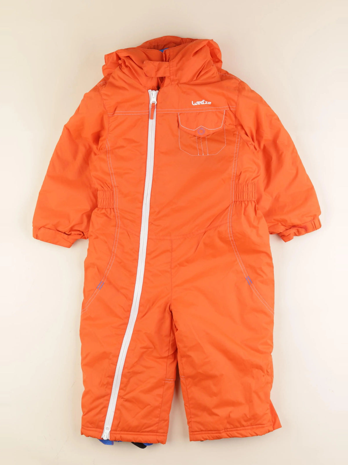 Decathlon ski - combinaison de ski orange - 3 ans
