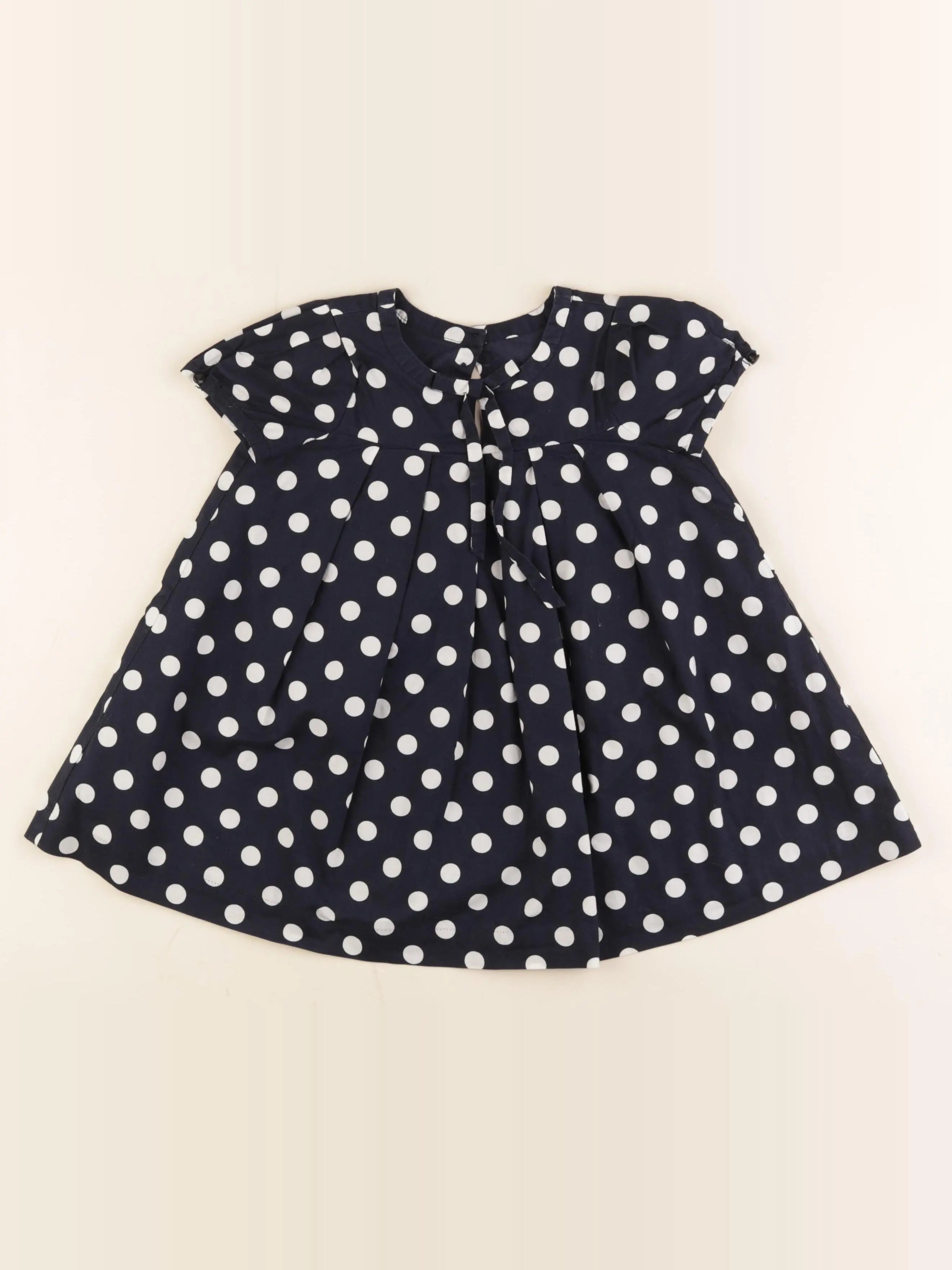 Jacadi - robe bleu, blanc - 2 ans