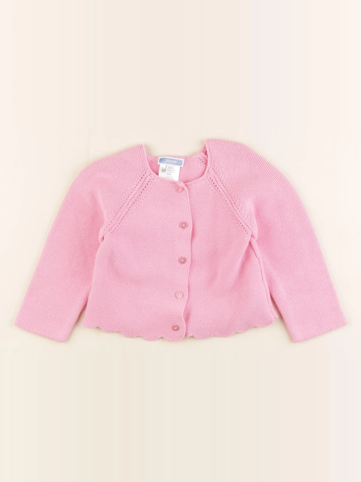 Jacadi - gilet rose - 24 mois