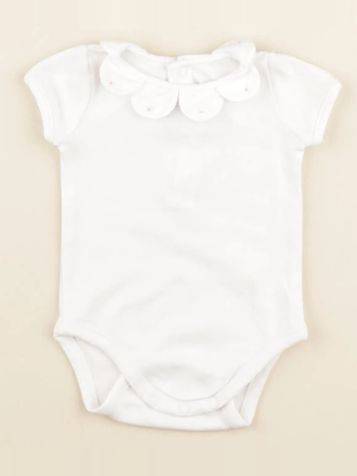 Jacadi - body à col blanc - 3 mois