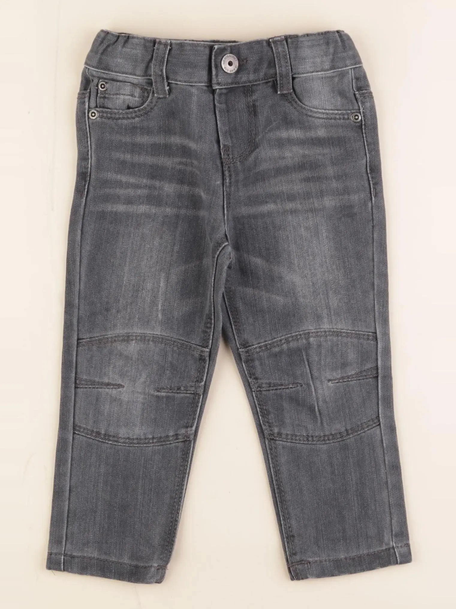 Vertbaudet - jean gris - 2 ans