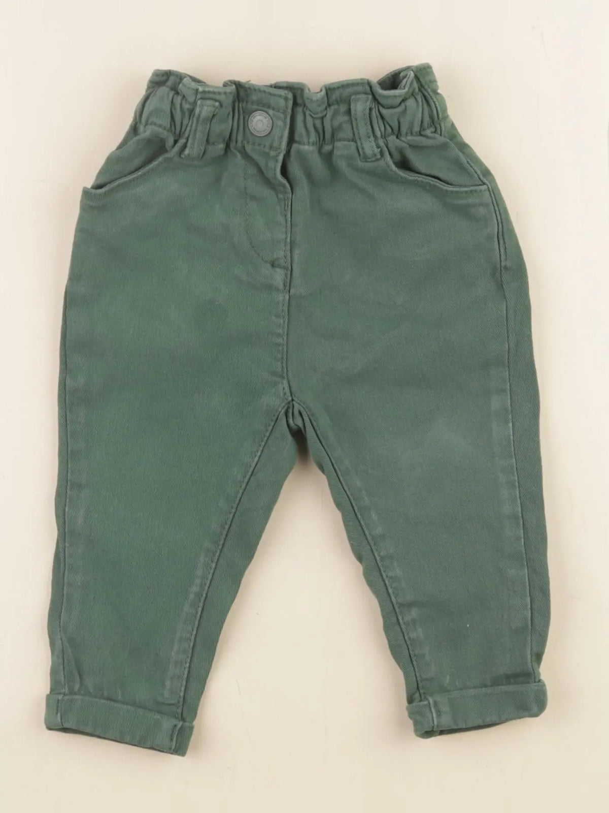 Tape à l'oeil - pantalon vert - 12 mois