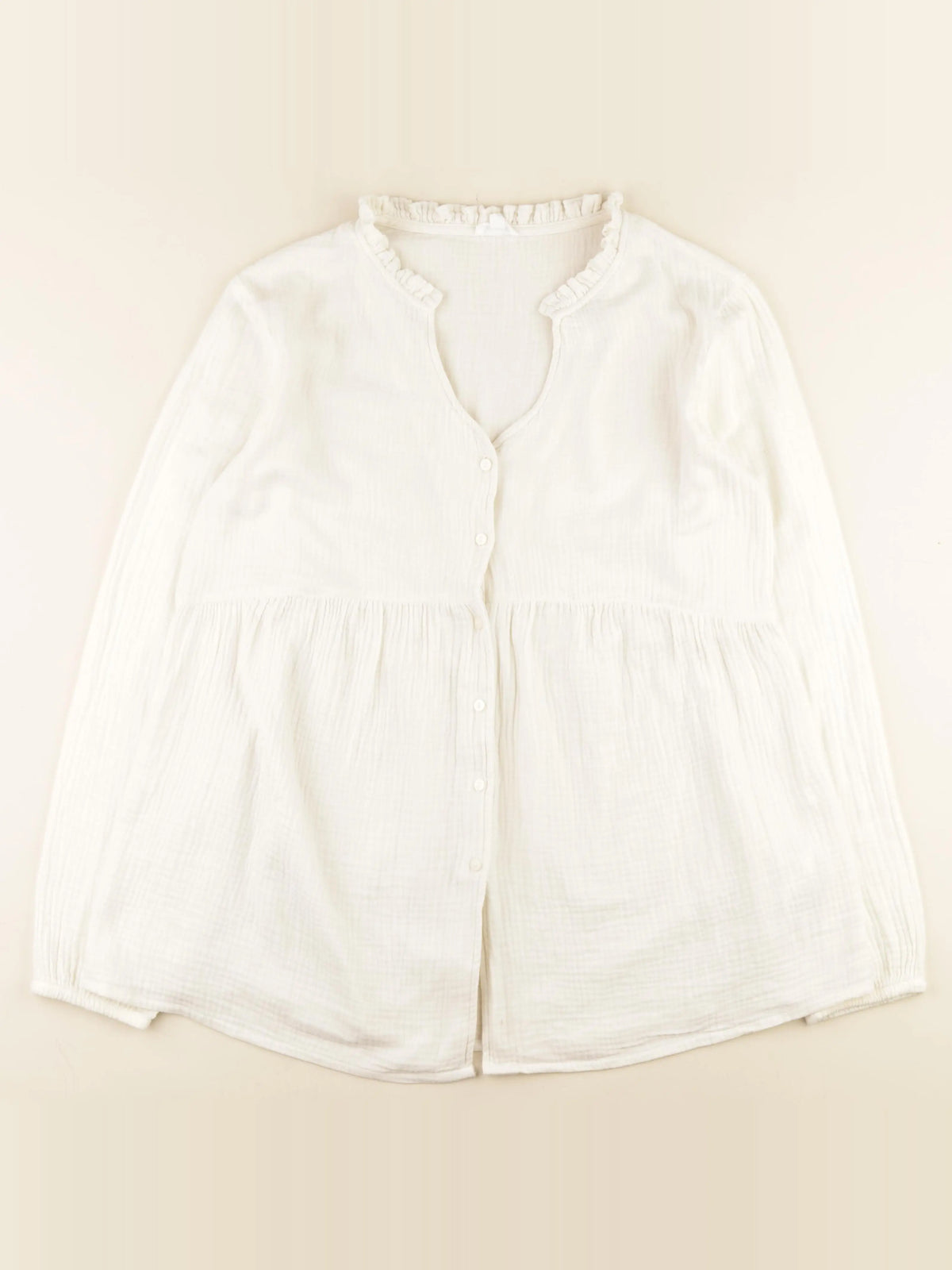 Vertbaudet - blouse grossesse beige - 46