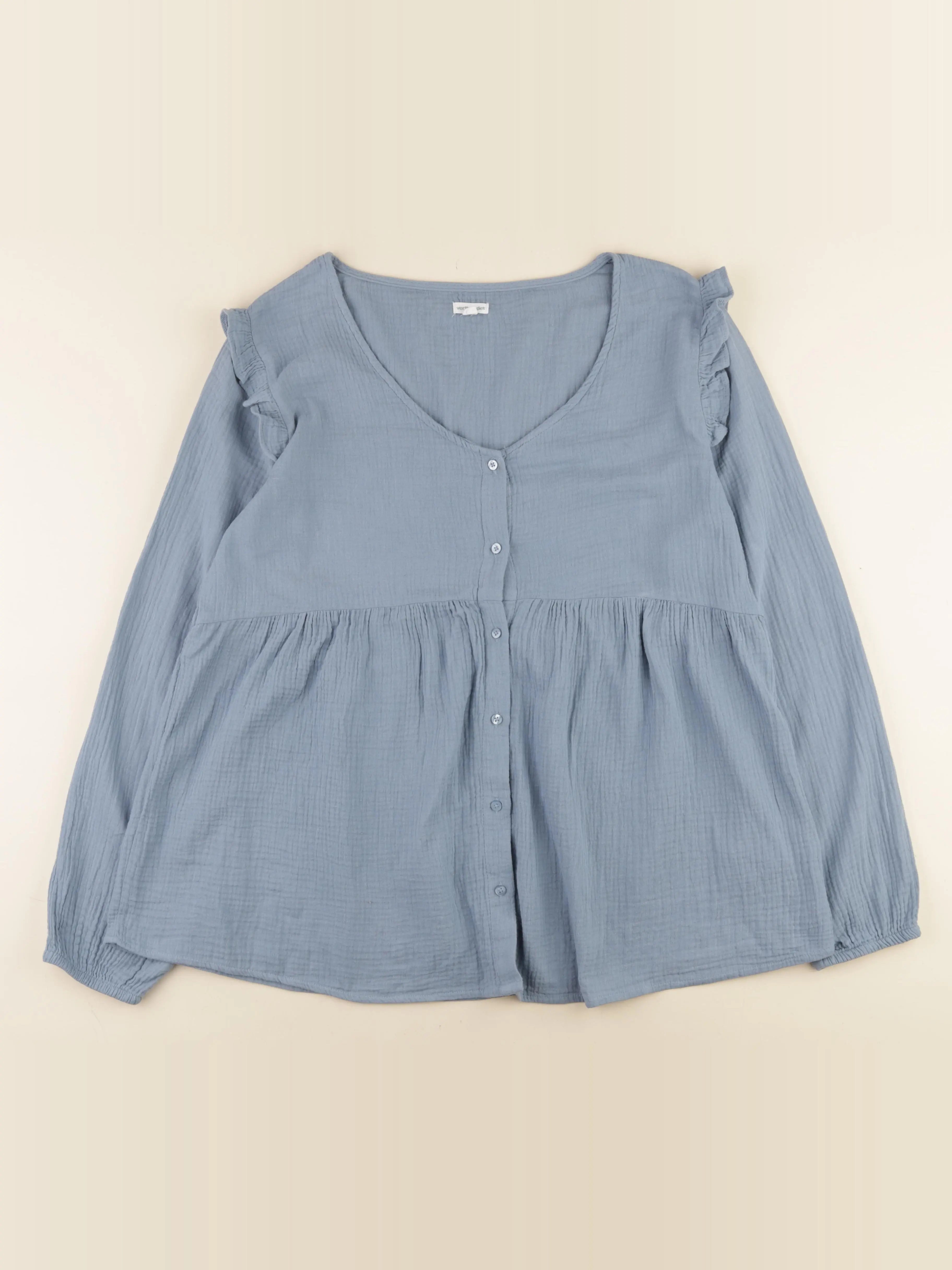 Vertbaudet - blouse grossesse bleu - 46