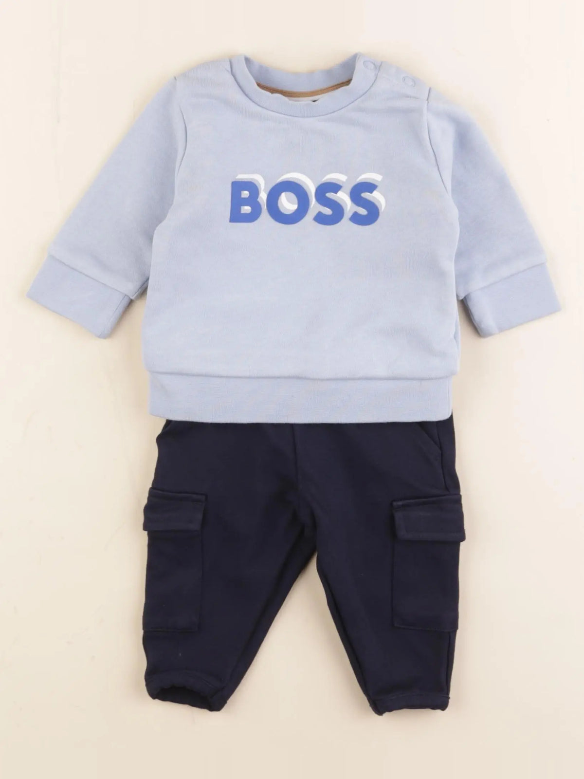Hugo Boss - ensemble bleu - 3 mois