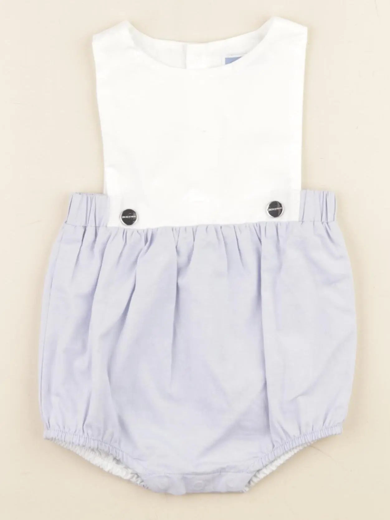 Jacadi - combinaison blanc, bleu - 6 mois