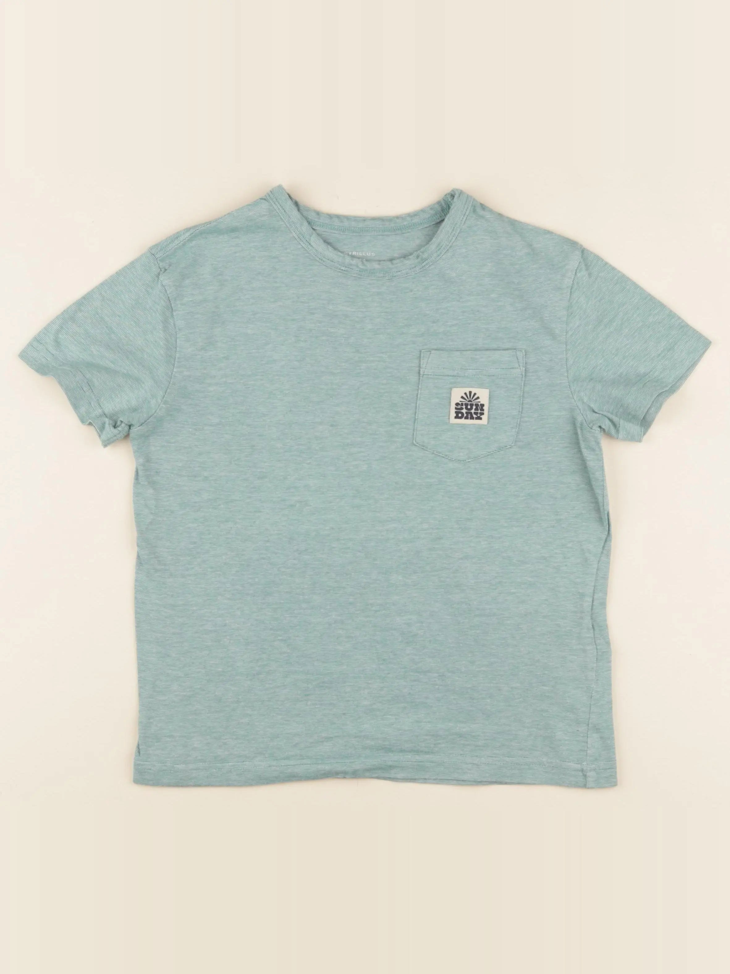 Cyrillus - tee-shirt vert - 8 ans