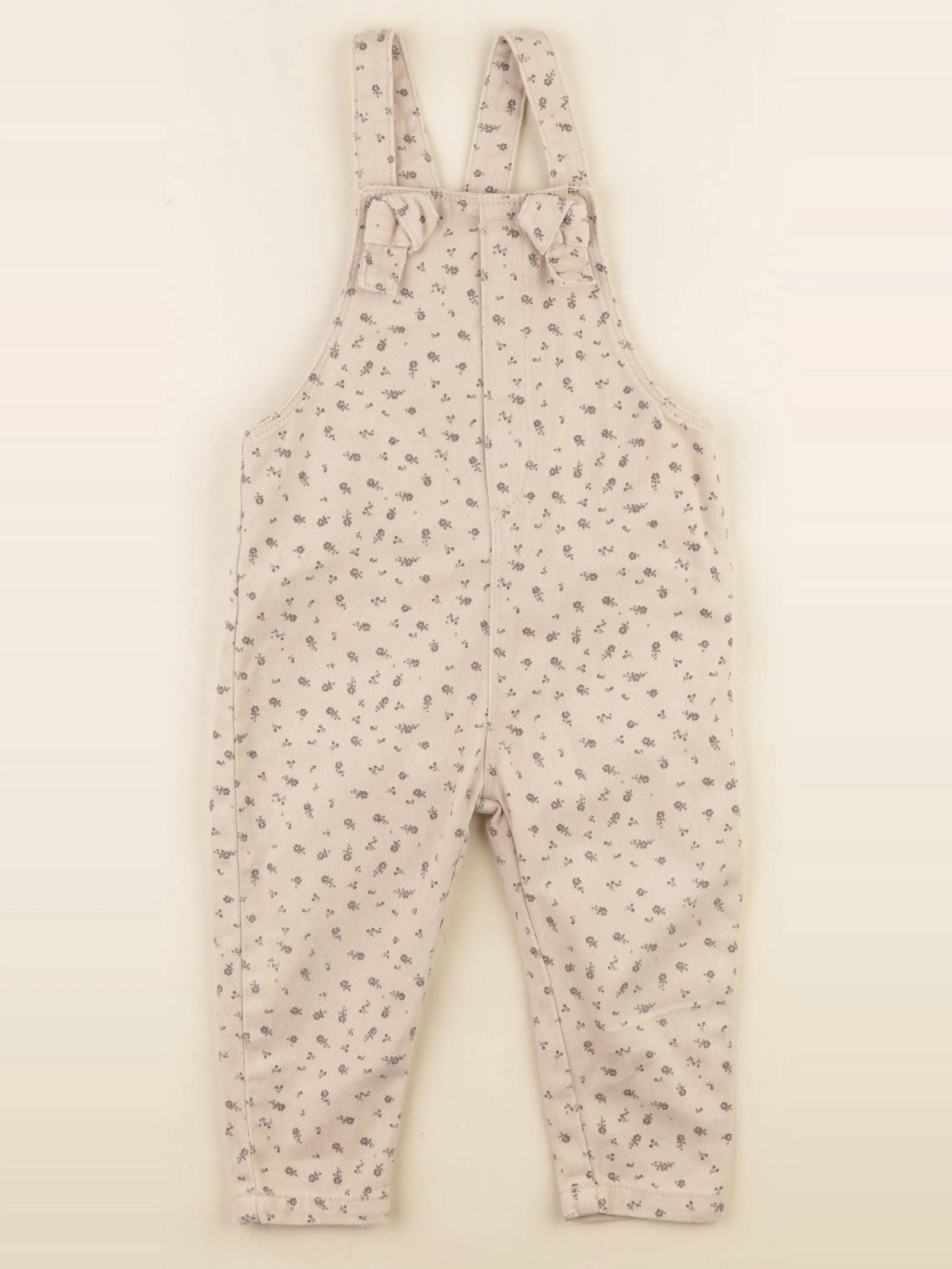 Vertbaudet - salopette beige - 2 ans