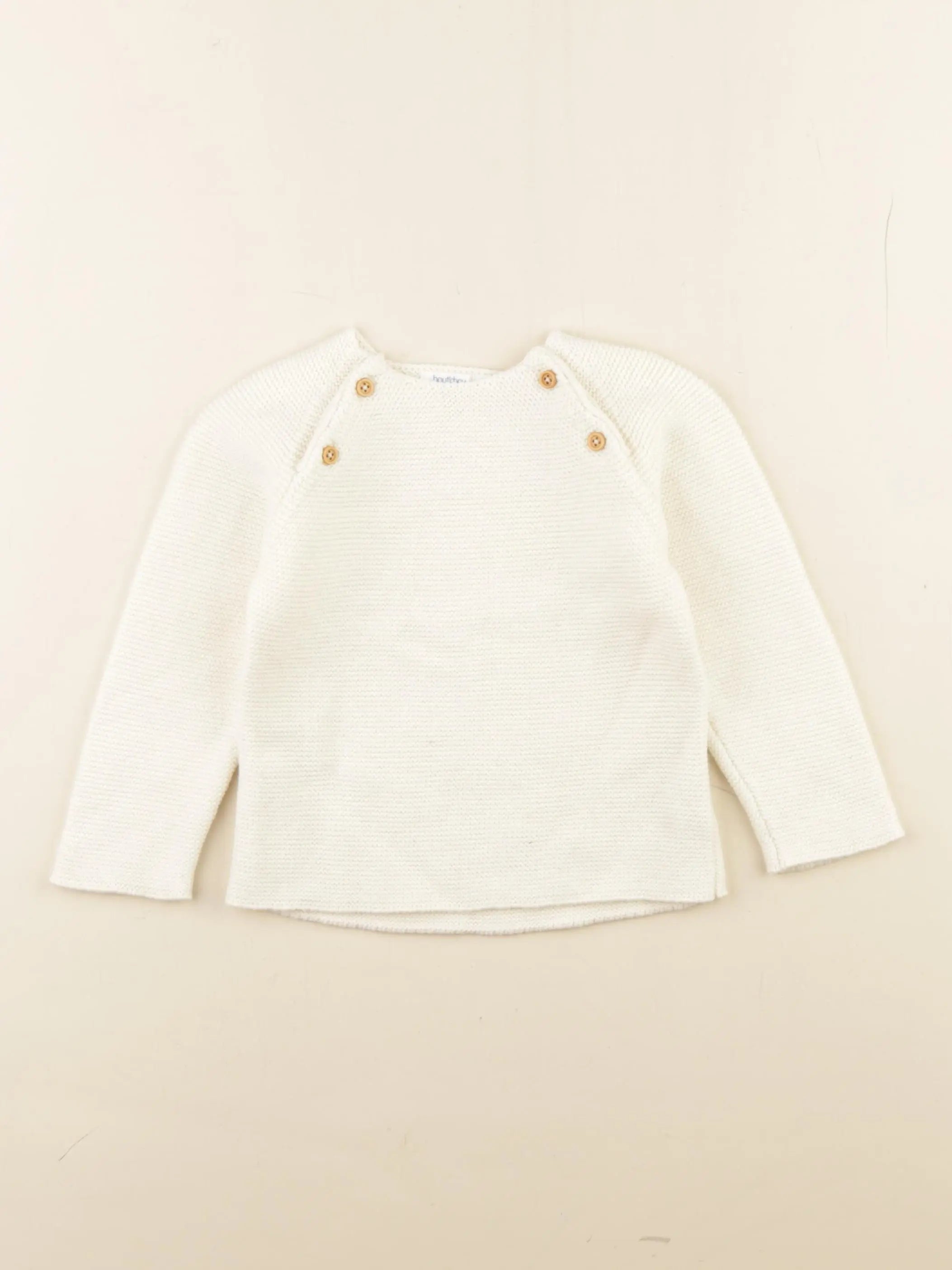 Boutchou - pull beige - 18 mois