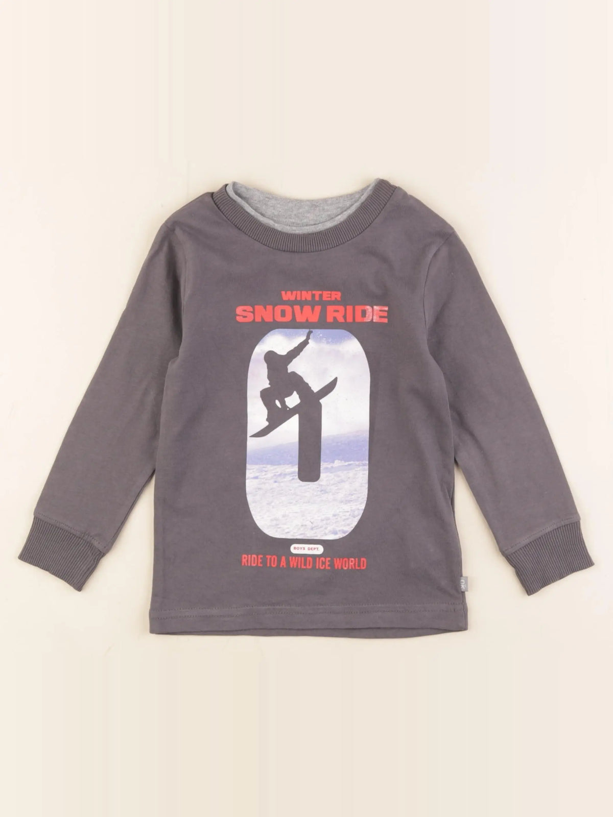 Okaidi - tee-shirt gris - 3 ans
