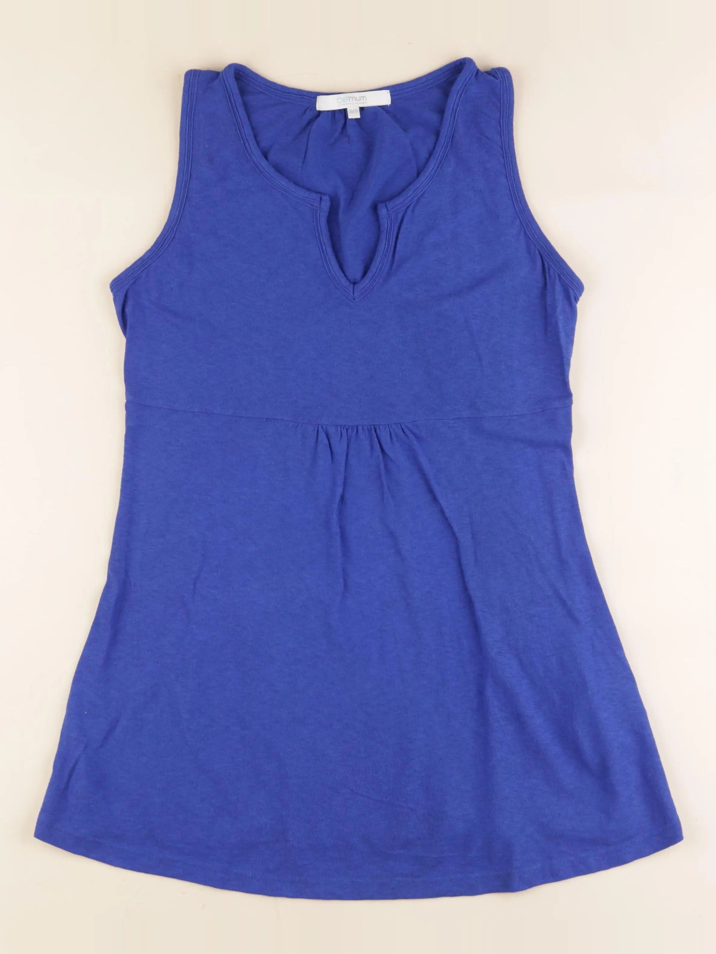 OB'MUM - débardeur grossesse bleu - 36 à 38