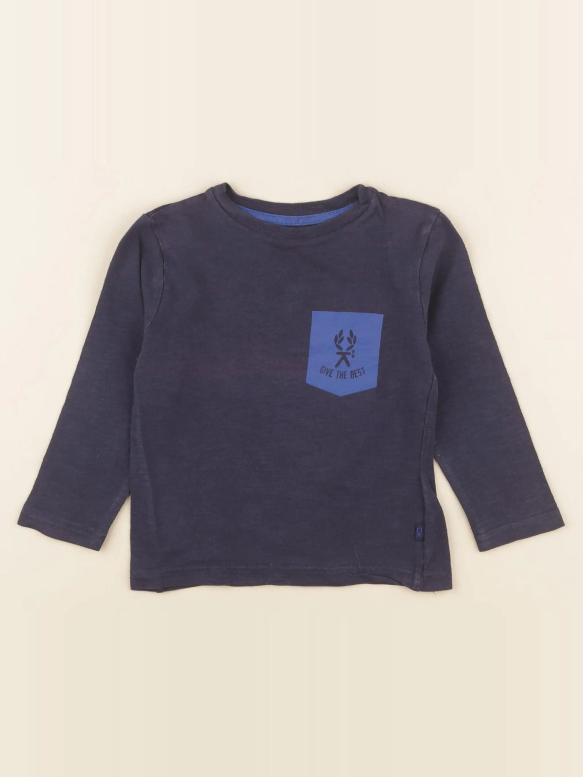 Okaidi - tee-shirt bleu - 2 ans
