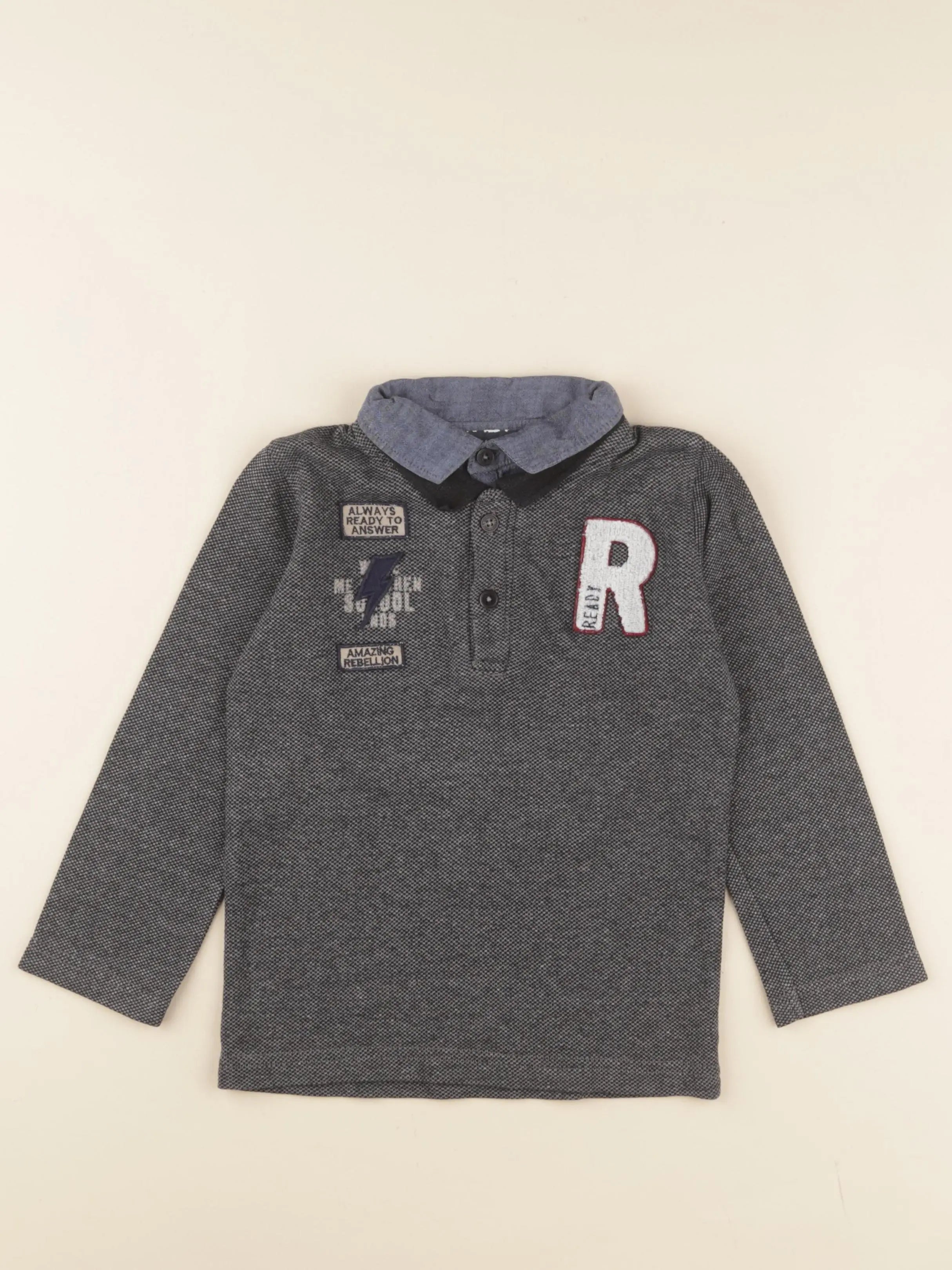 Tape à l'oeil - polo multicolore - 4 ans