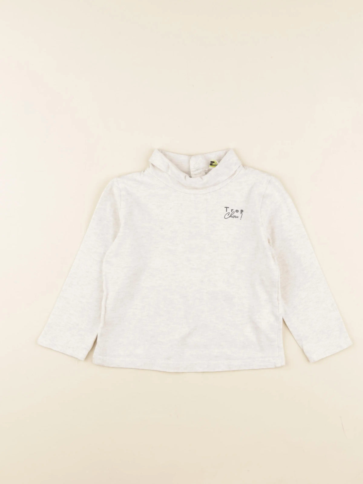 Tape à l'oeil - sous-pull beige - 36 mois