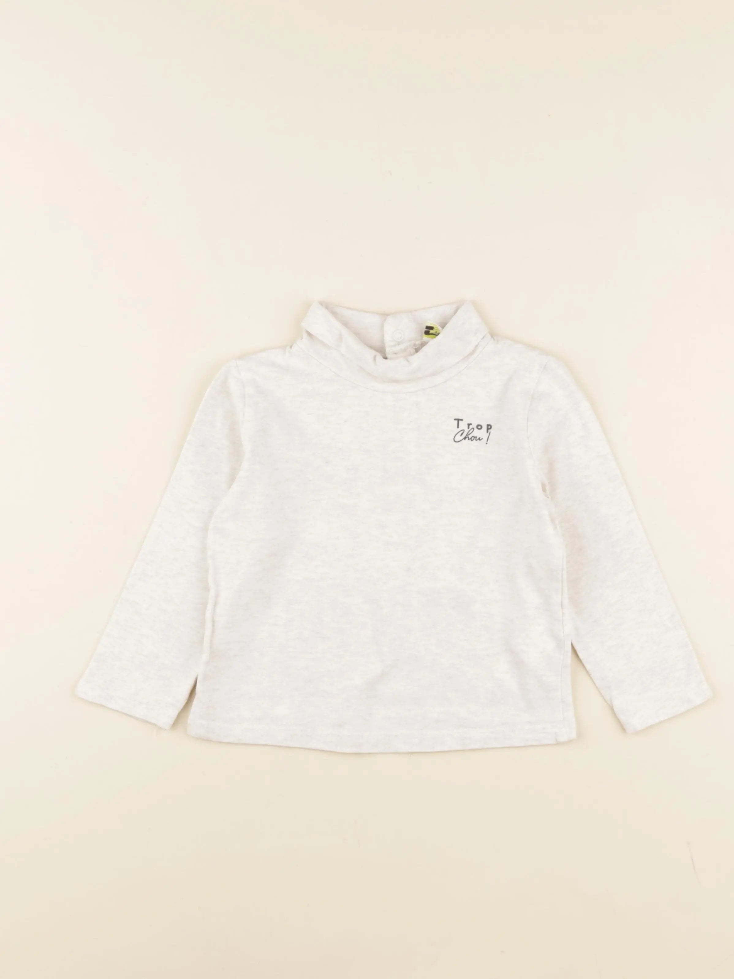 Tape à l'oeil - sous-pull beige - 36 mois