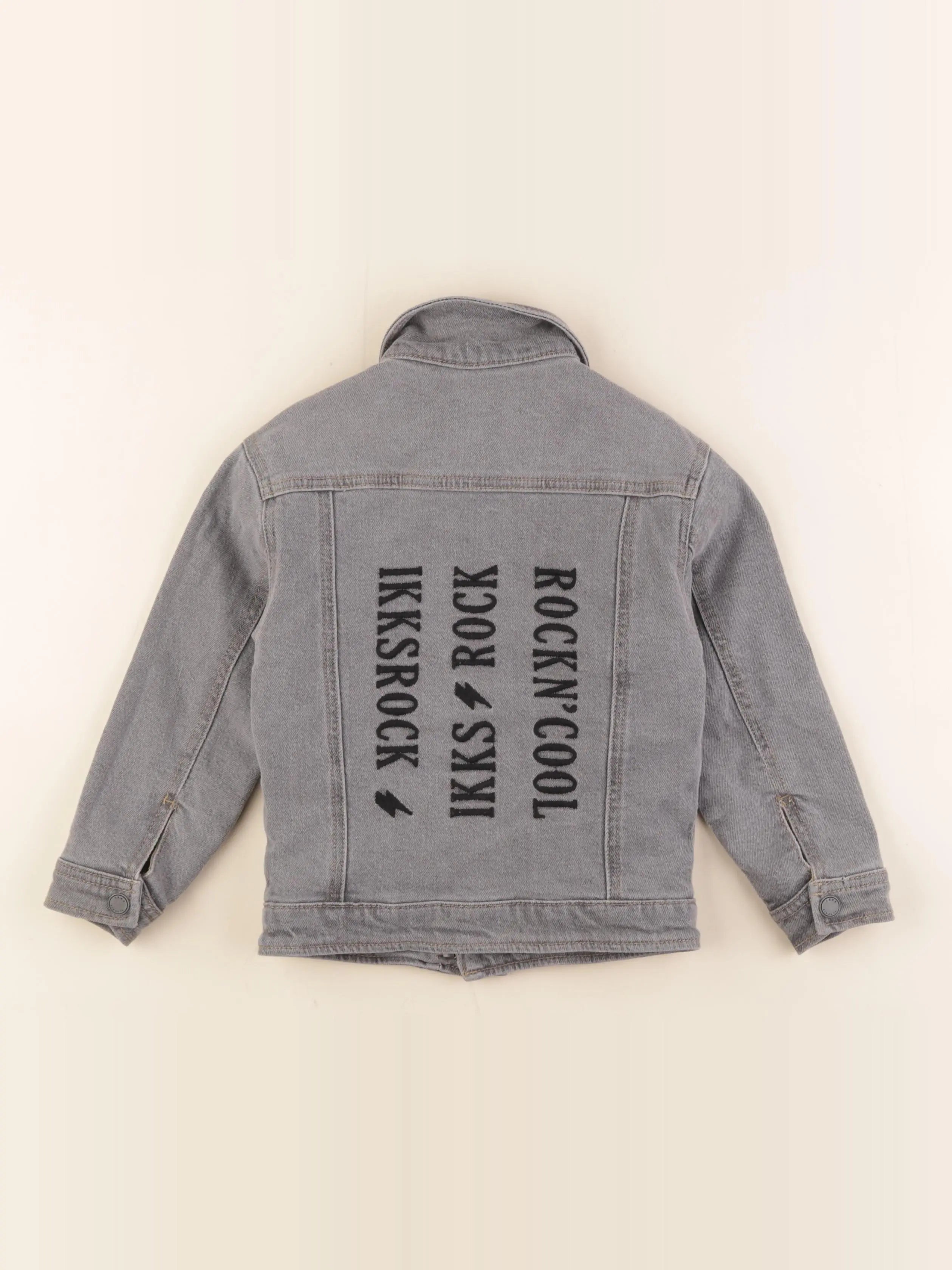 IKKS - veste réversible gris - 4 ans