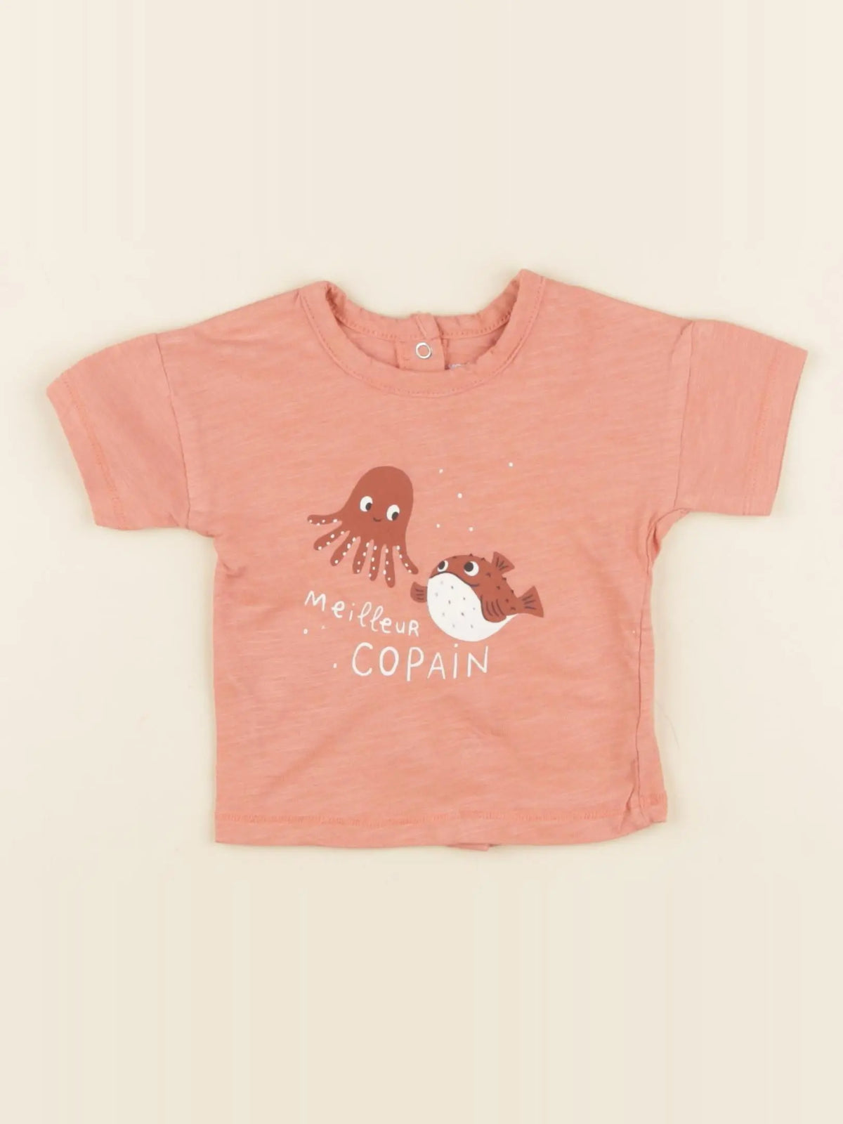 Vertbaudet - tee-shirt rose - 3 mois