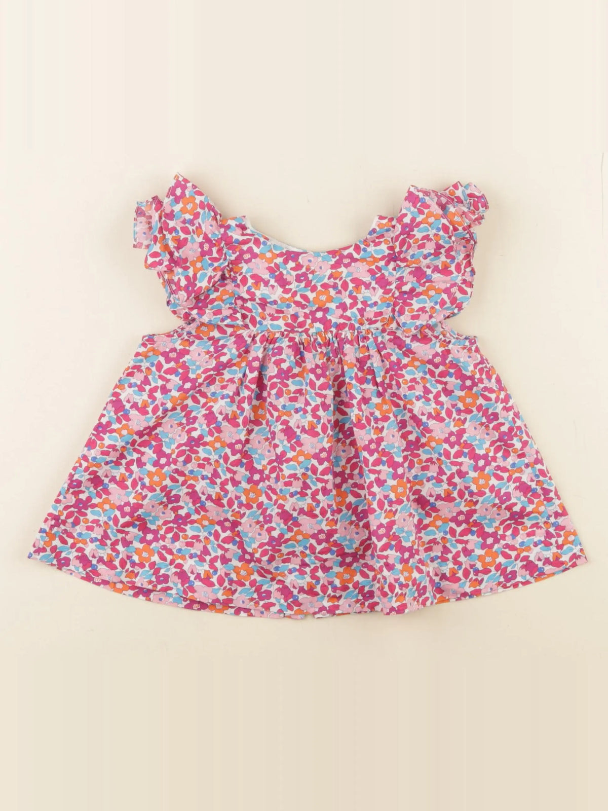 Jacadi - blouse liberty multicolore - 24 mois