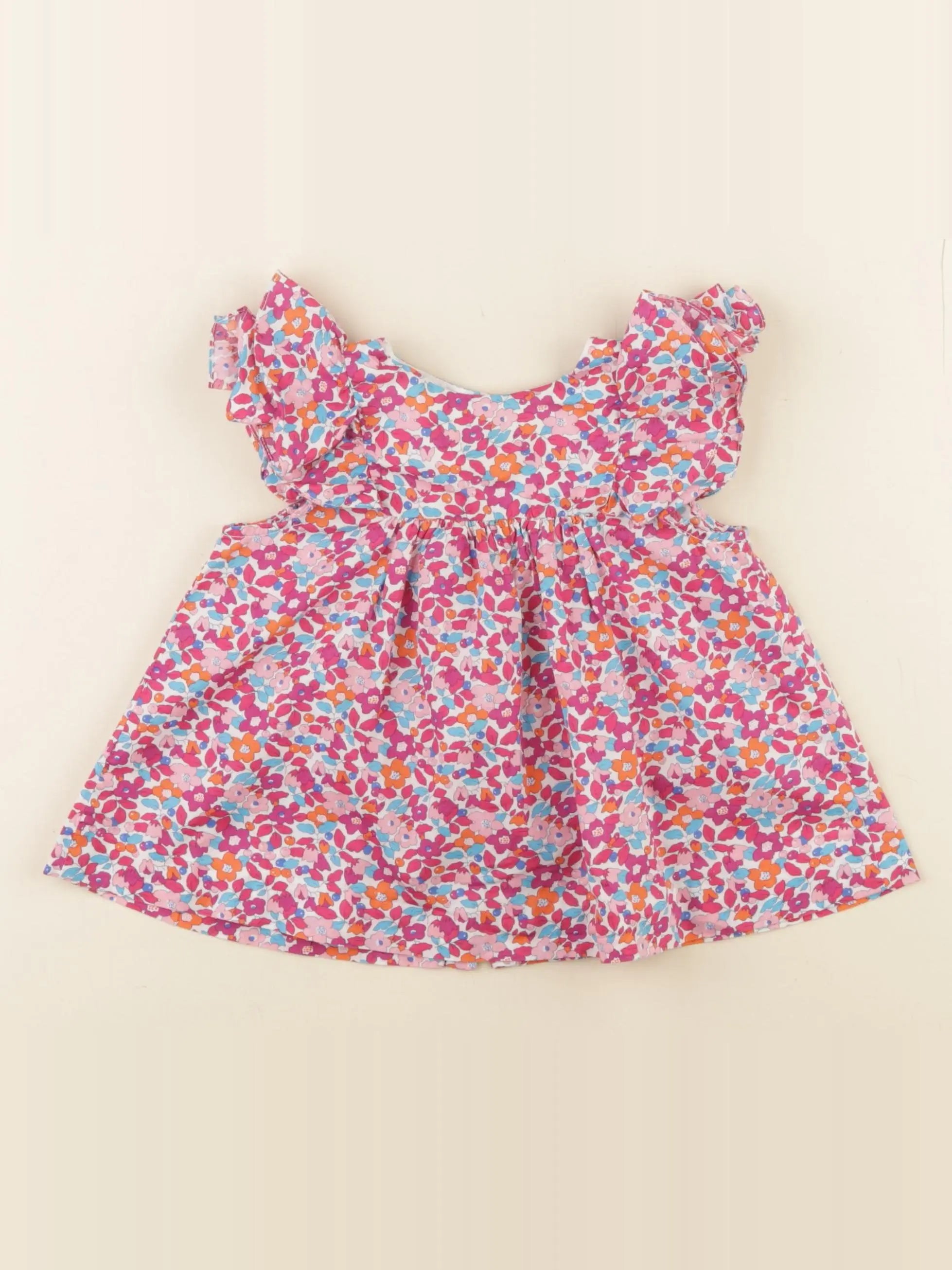 Jacadi - blouse liberty multicolore - 24 mois