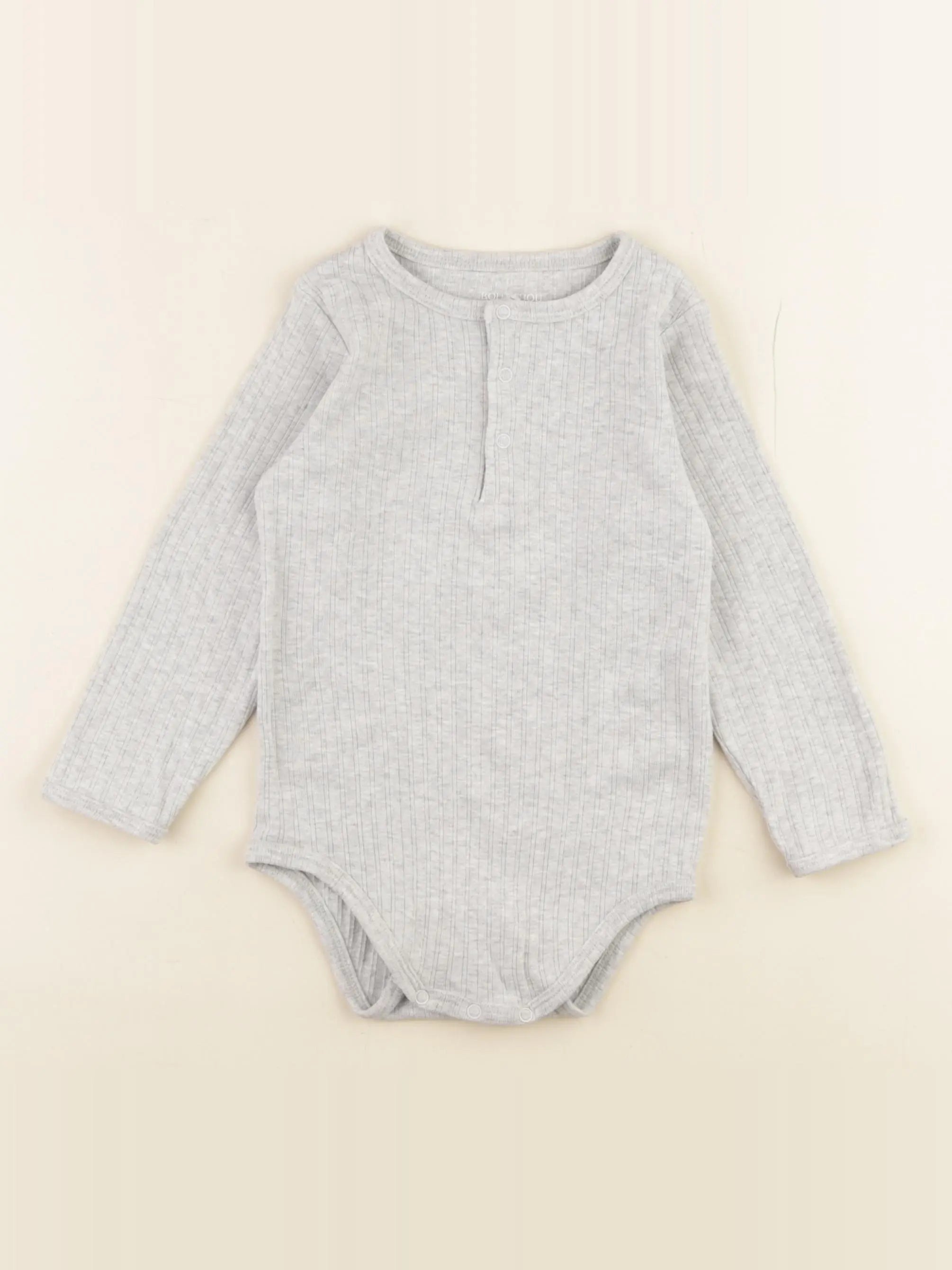 Boutchou - body tee-shirt gris - 36 mois