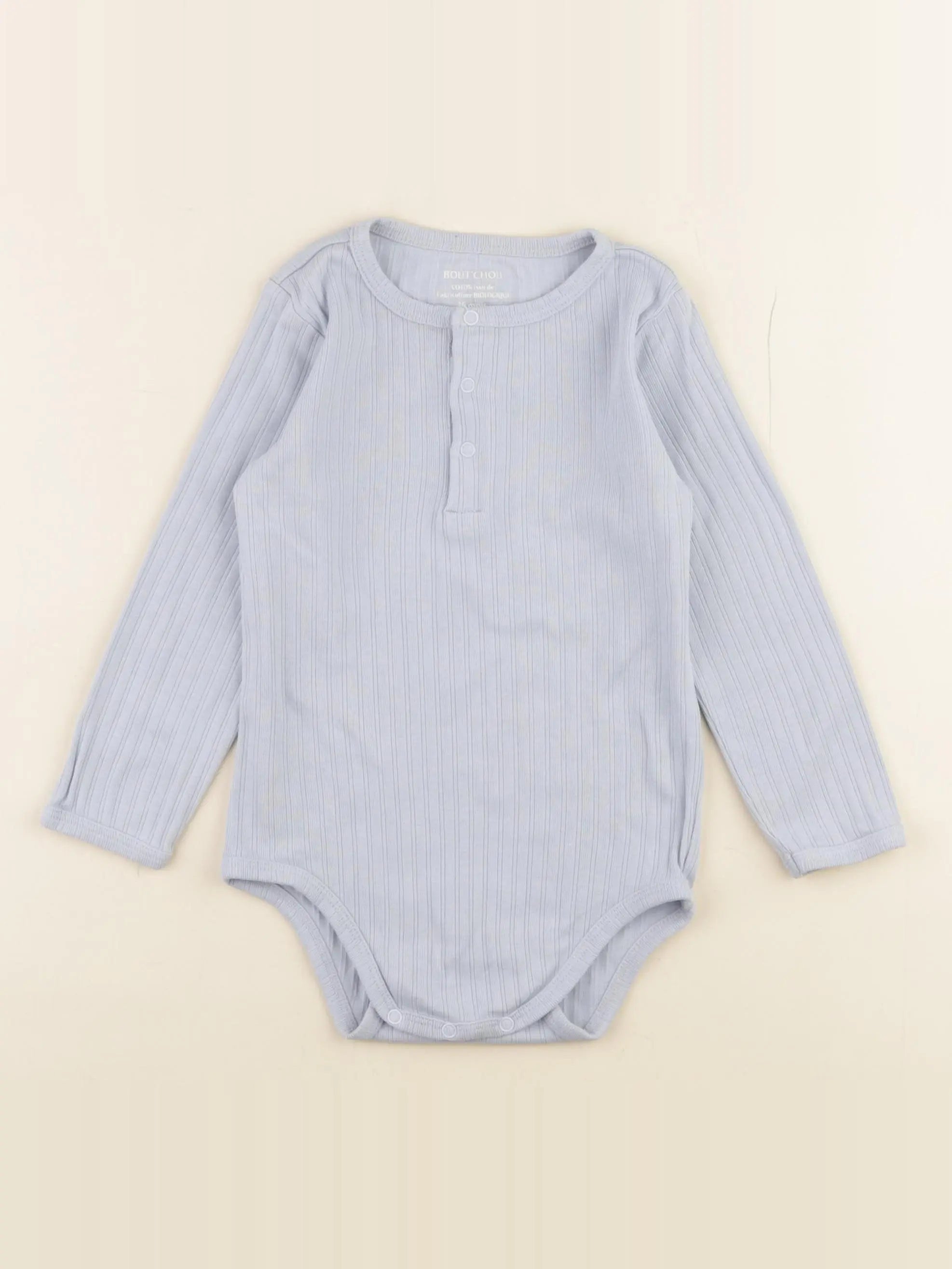 Boutchou - body tee-shirt bleu - 36 mois