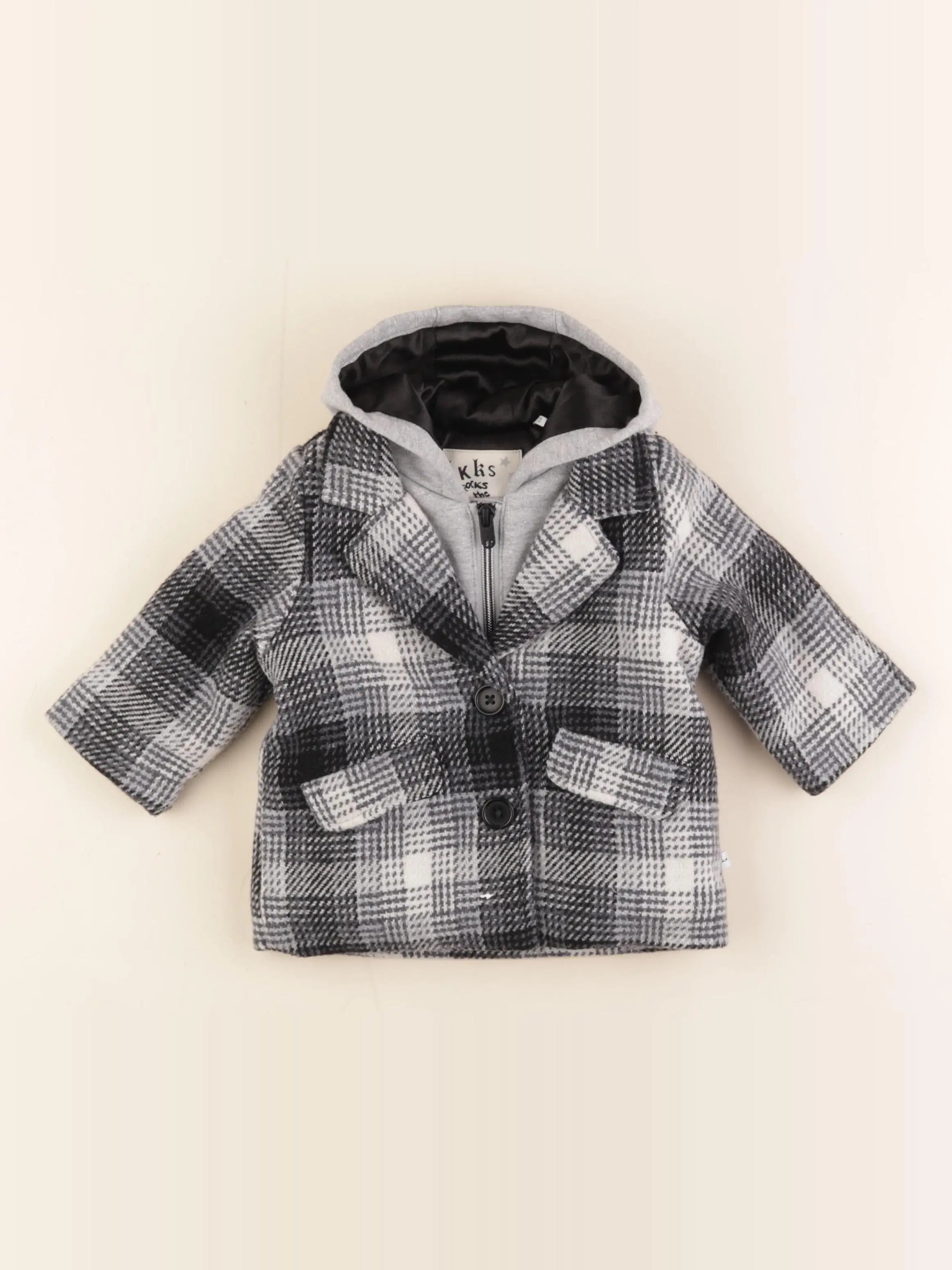 IKKS - manteau gris - 6 mois