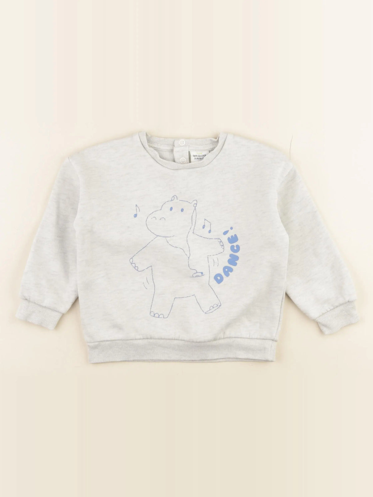 Tape à l'oeil - sweat gris - 24 mois