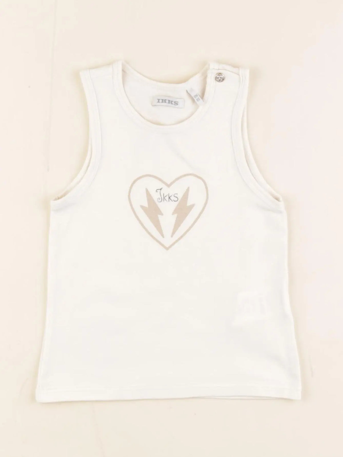 IKKS - débardeur beige - 18 mois