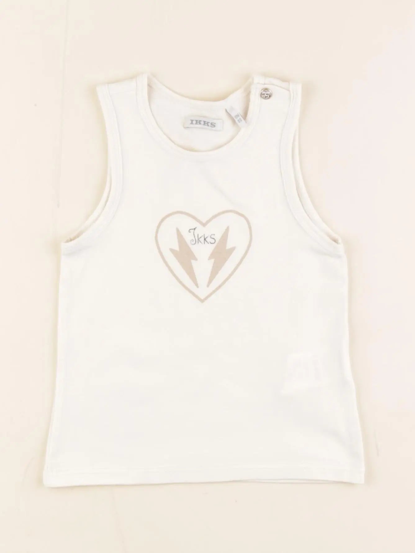 IKKS - débardeur beige - 18 mois