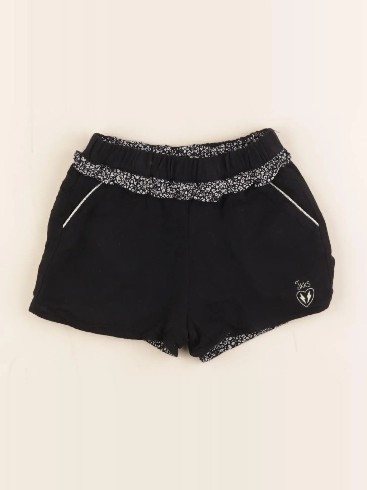IKKS - short réversible noir - 18 mois