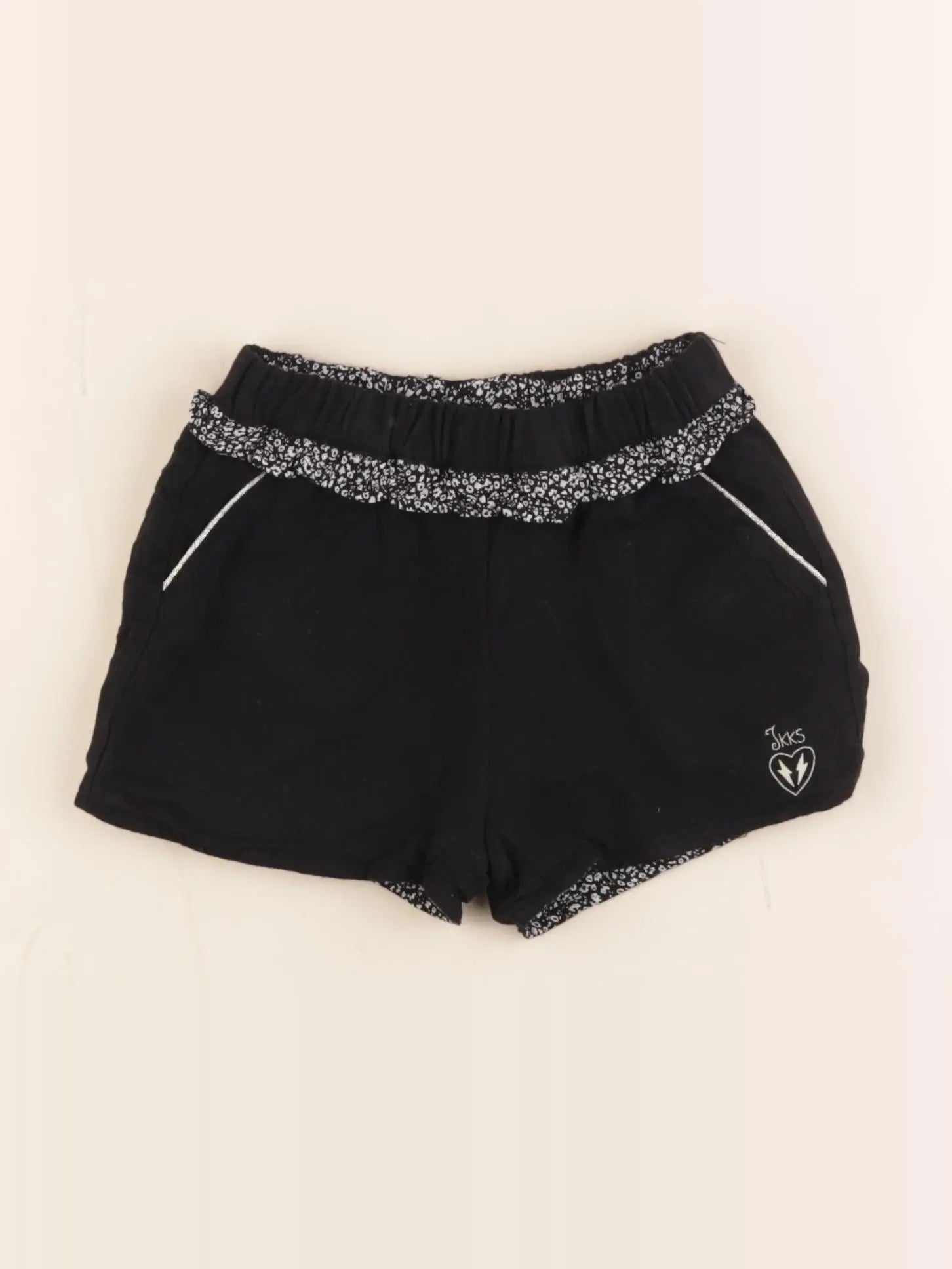 IKKS - short réversible noir - 18 mois