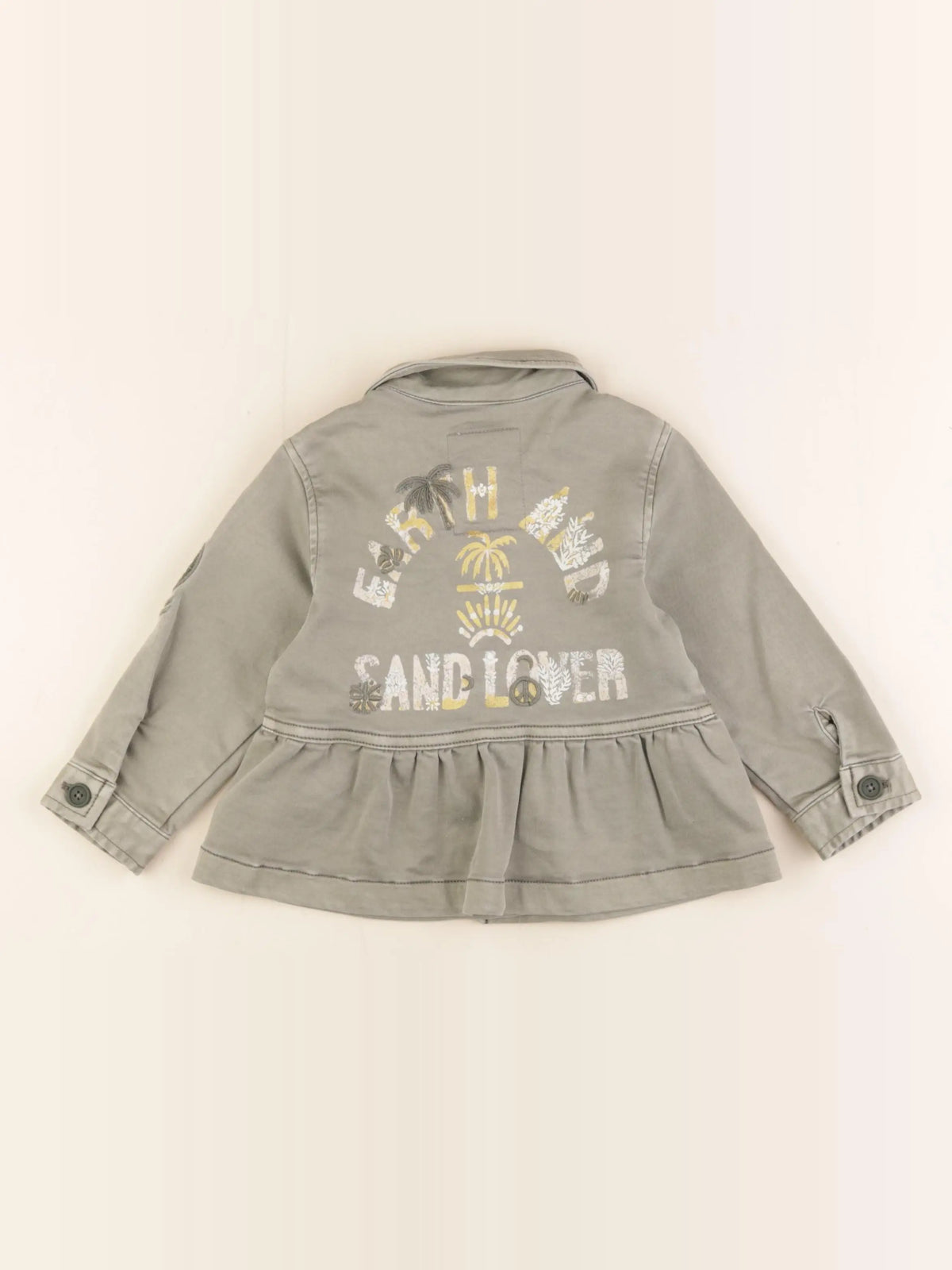 IKKS - veste imprimé au dos vert - 18 mois