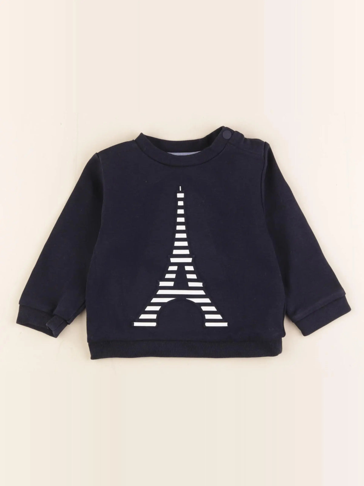 Jacadi - sweat bleu - 18 mois