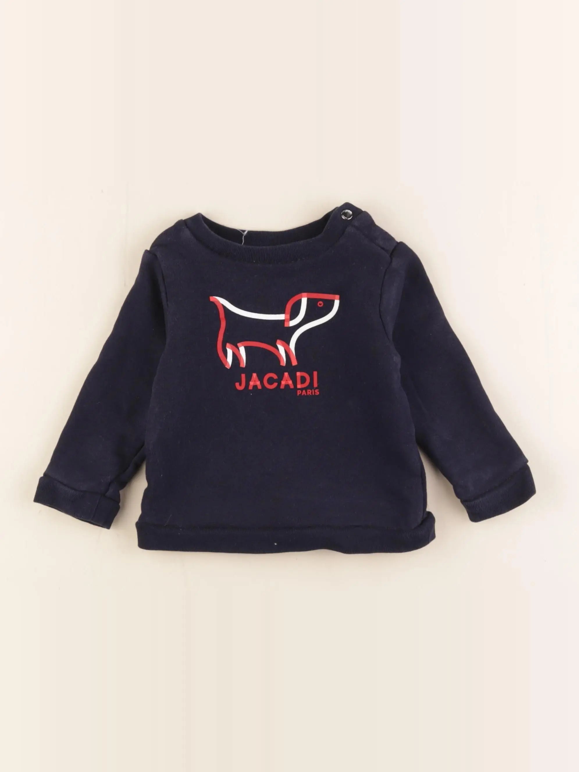 Tape à l'oeil - sweat bleu - 12 mois