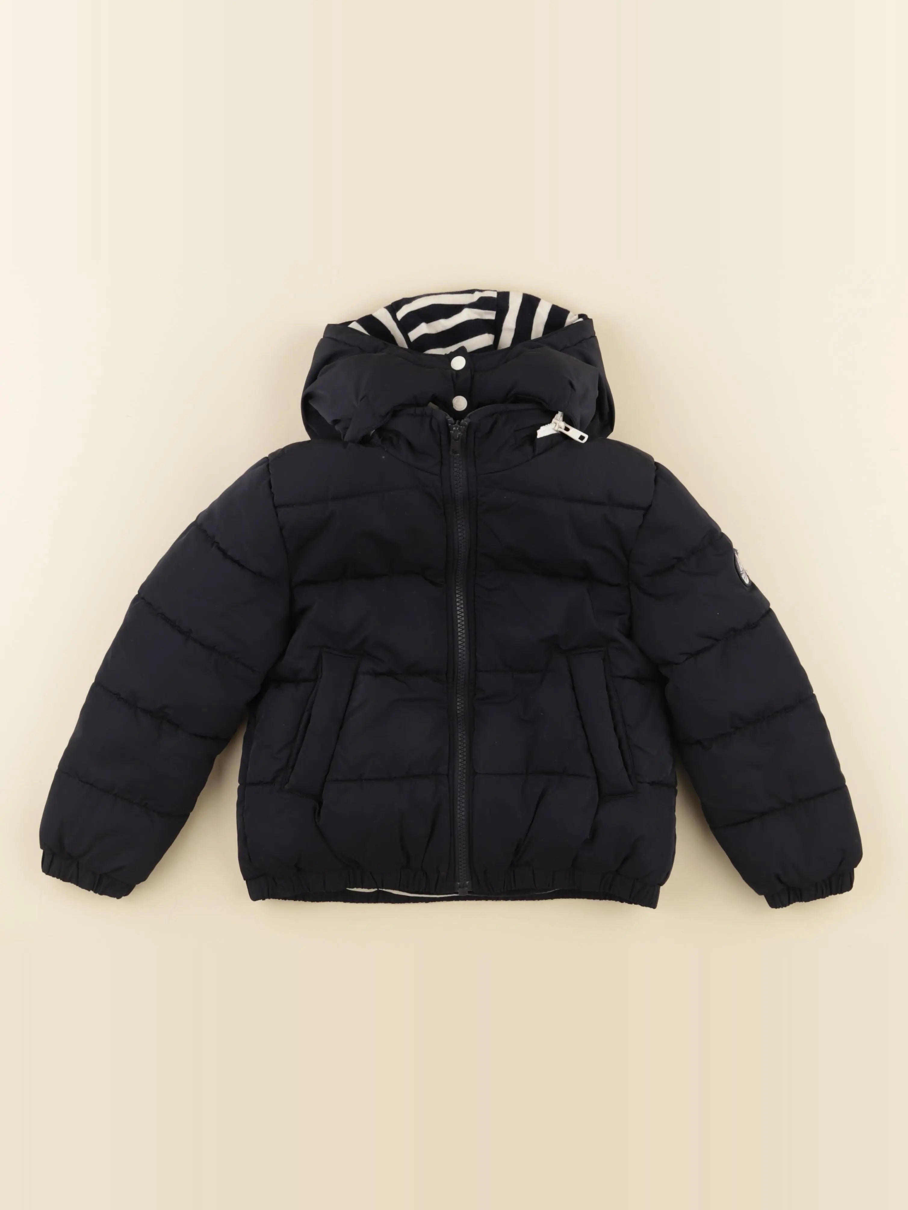 Petit Bateau - doudoune bleu - 6 ans