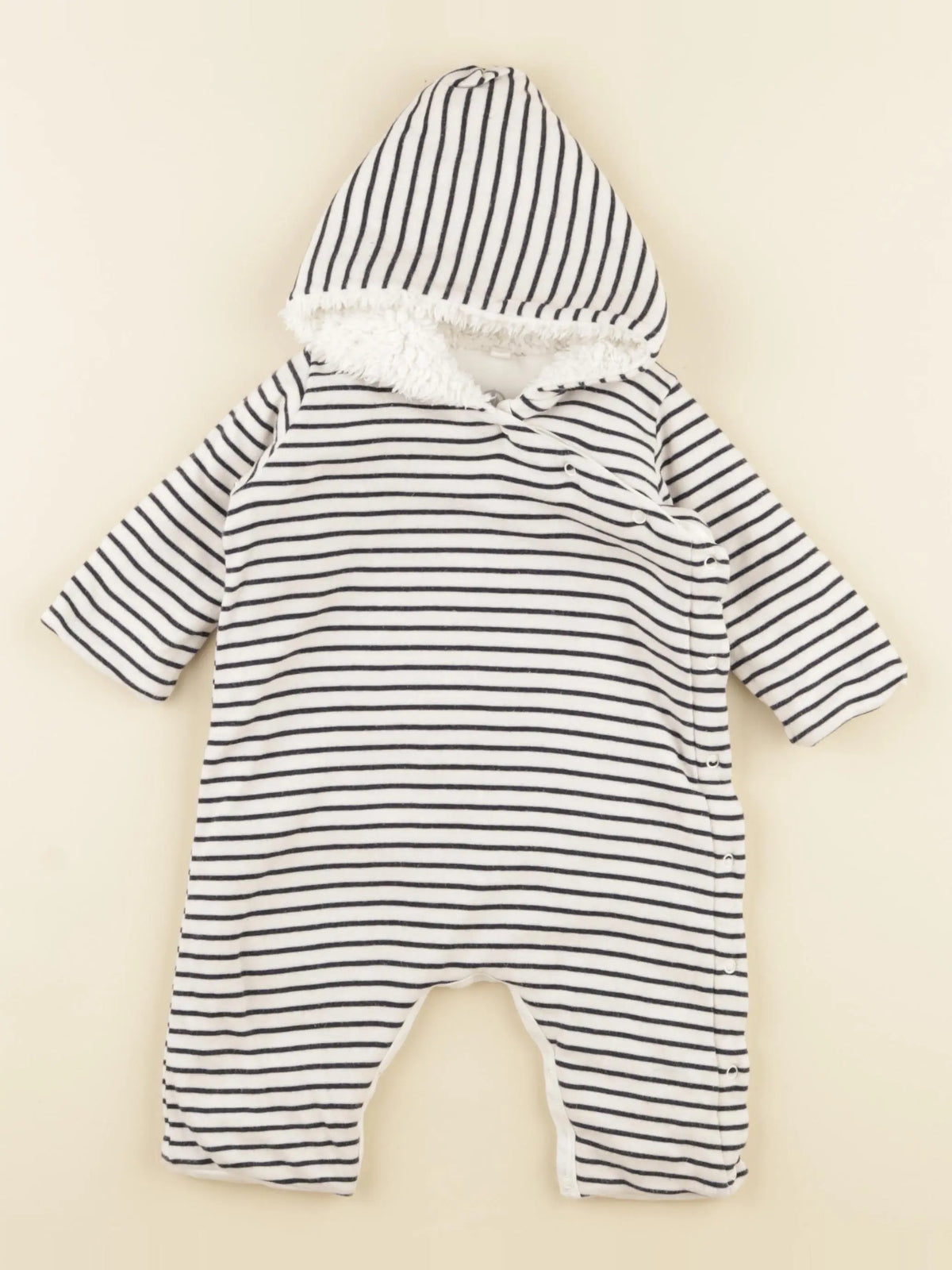 Petit Bateau - combinaison bleu - 3 mois