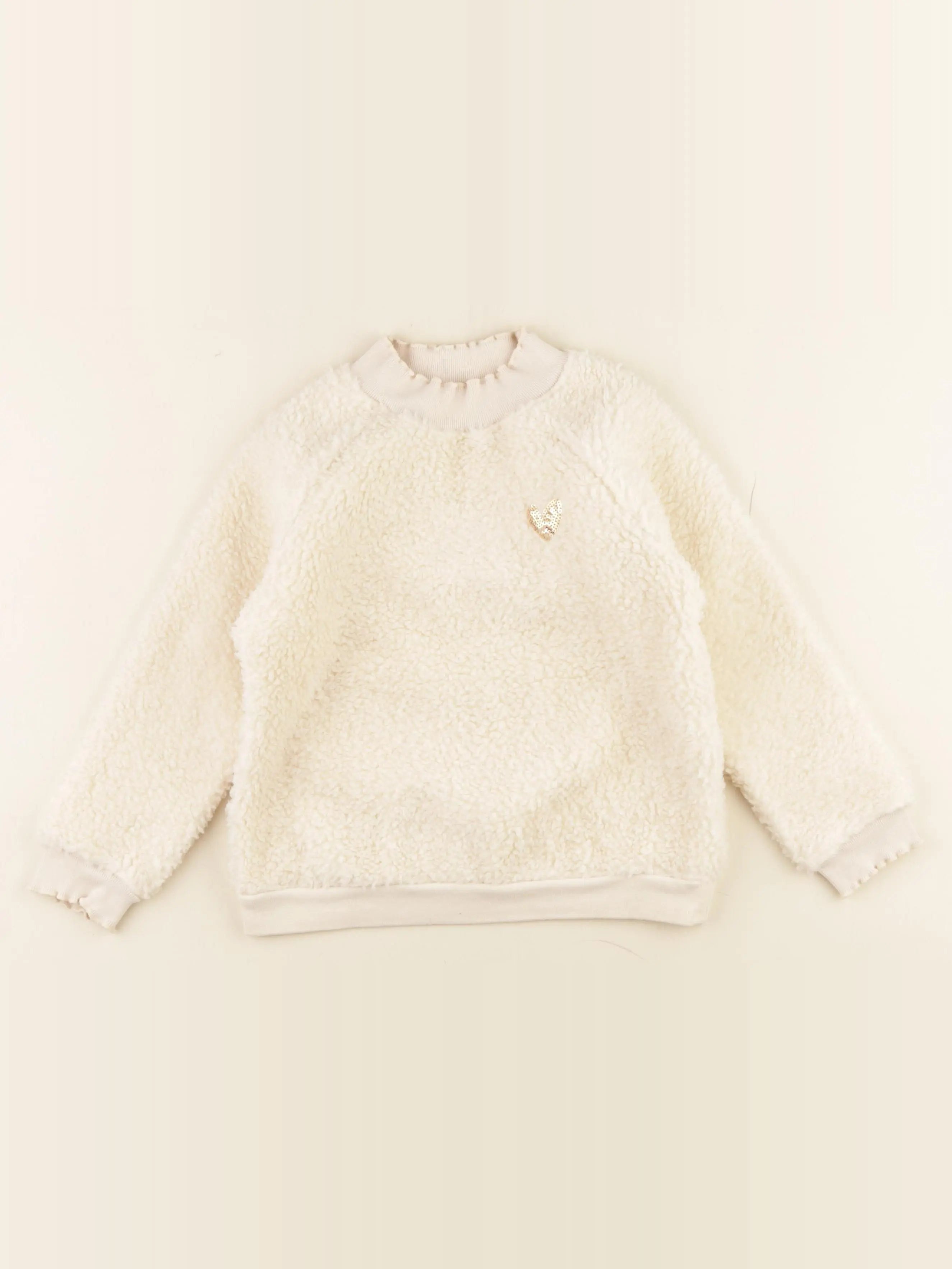 Vertbaudet - polaire beige - 5 ans