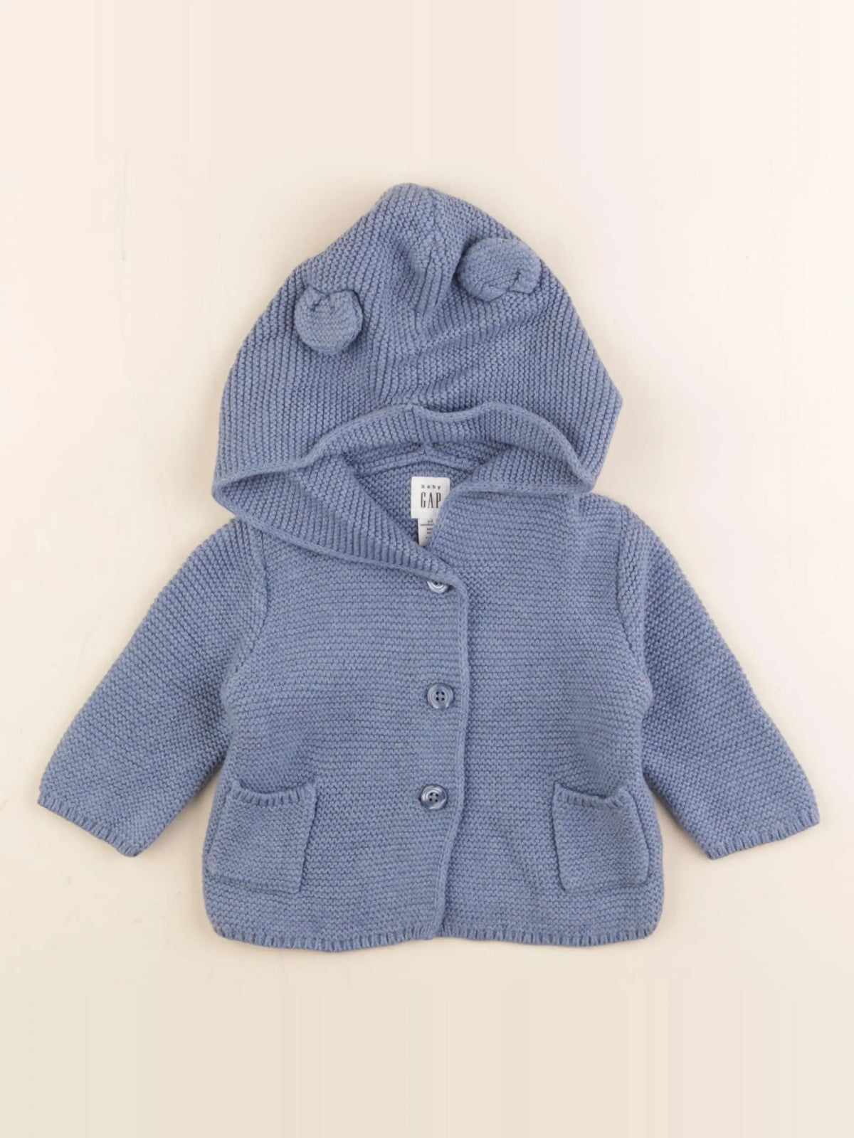 GAP - gilet bleu - 0/3 mois