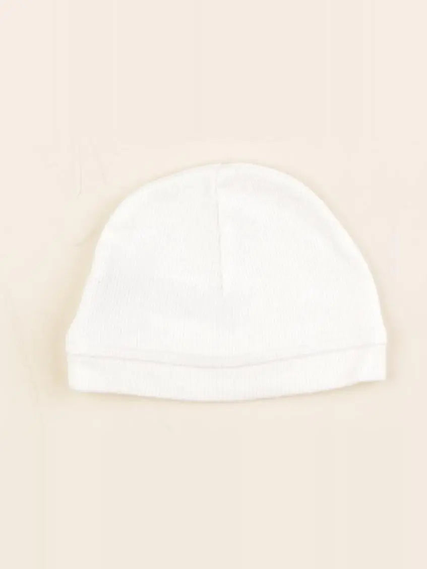Bonton - bonnet de naissance blanc - 0/2 mois